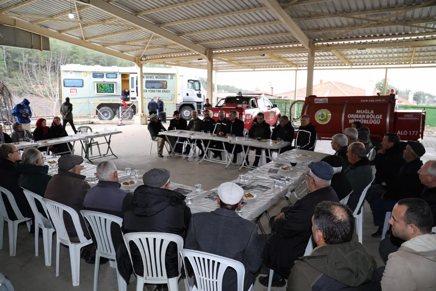 Orman köylülerine 'Yangın' bilgilendirmesi
