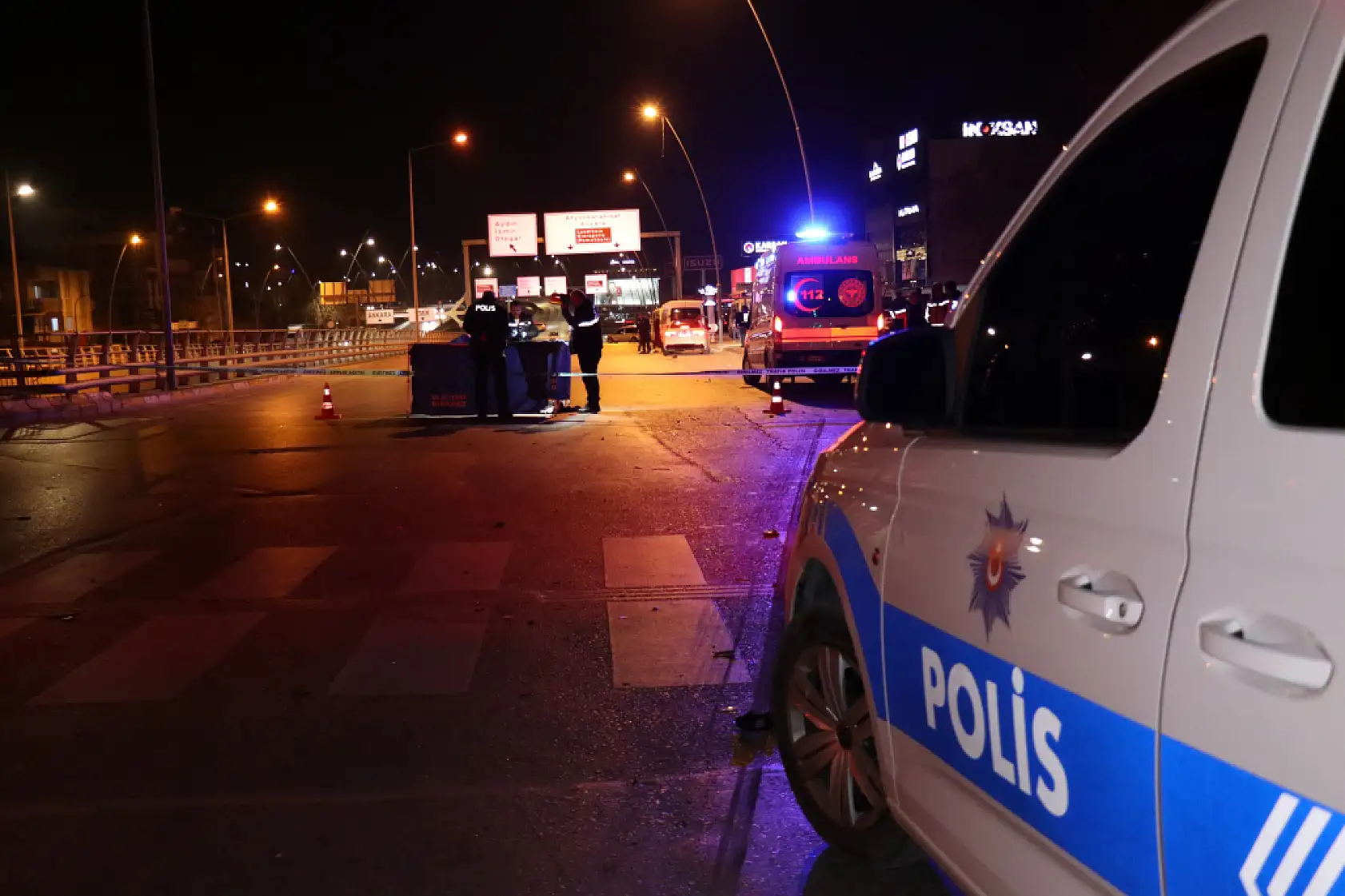 Otomobilin çarpması sonucu genç motokurye hayatını kaybetti