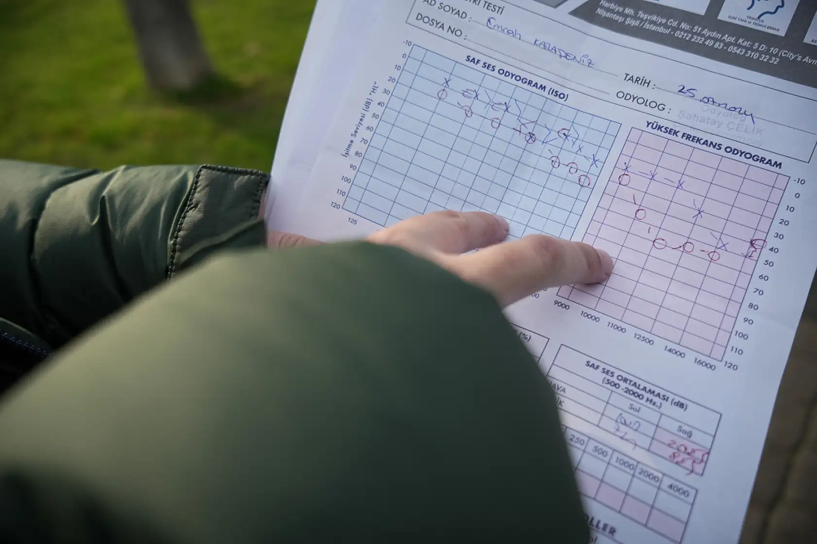 Saç ekerken kulak zarını biçti