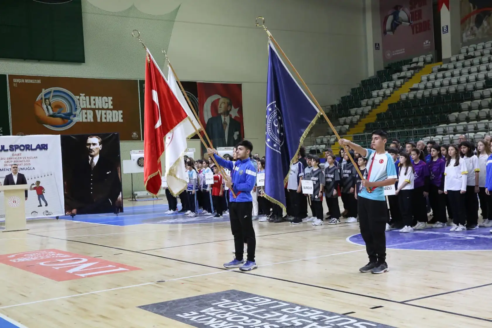 Menteşe'de yıldızlar dart grup birinciliği heyecanı başladı