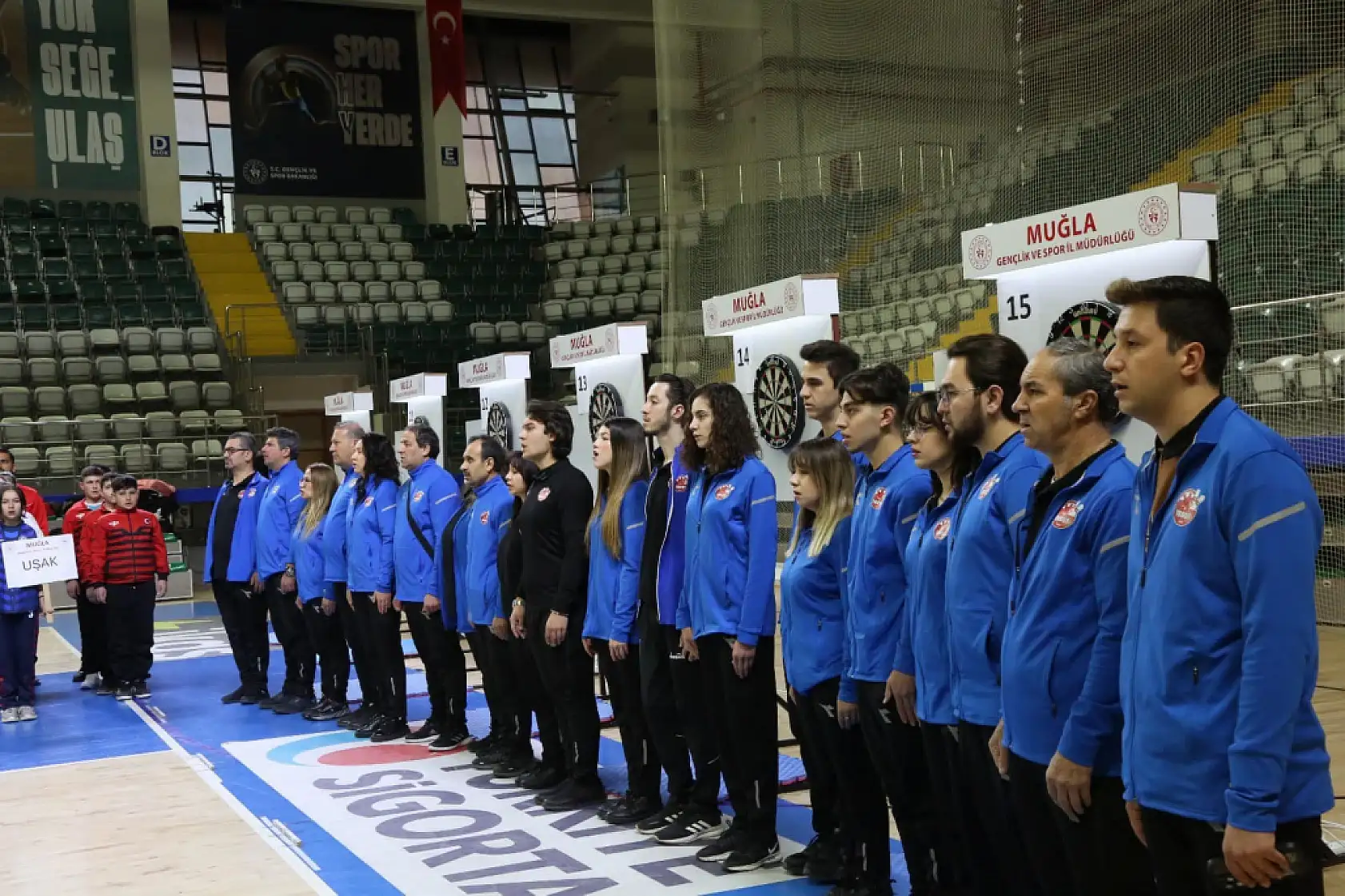 Menteşe'de yıldızlar dart grup birinciliği heyecanı başladı