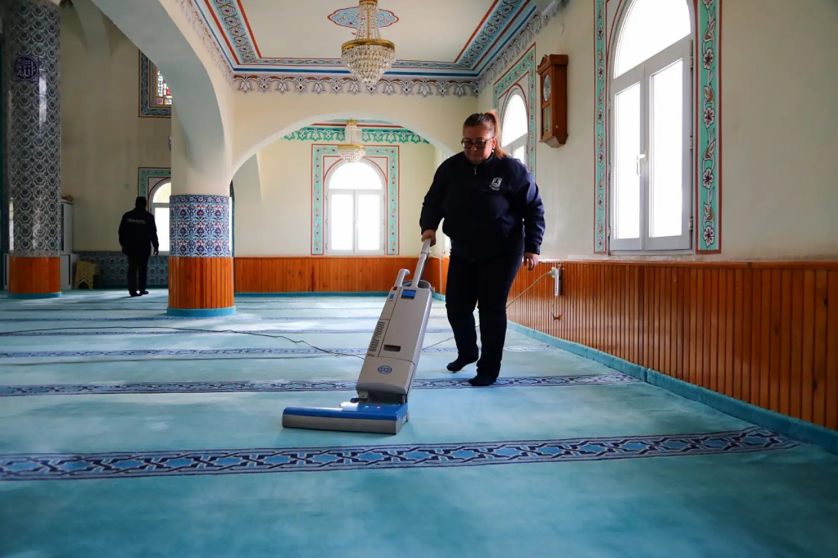 Bodrum Belediyesi'nden Ramazan öncesi cami temizliği