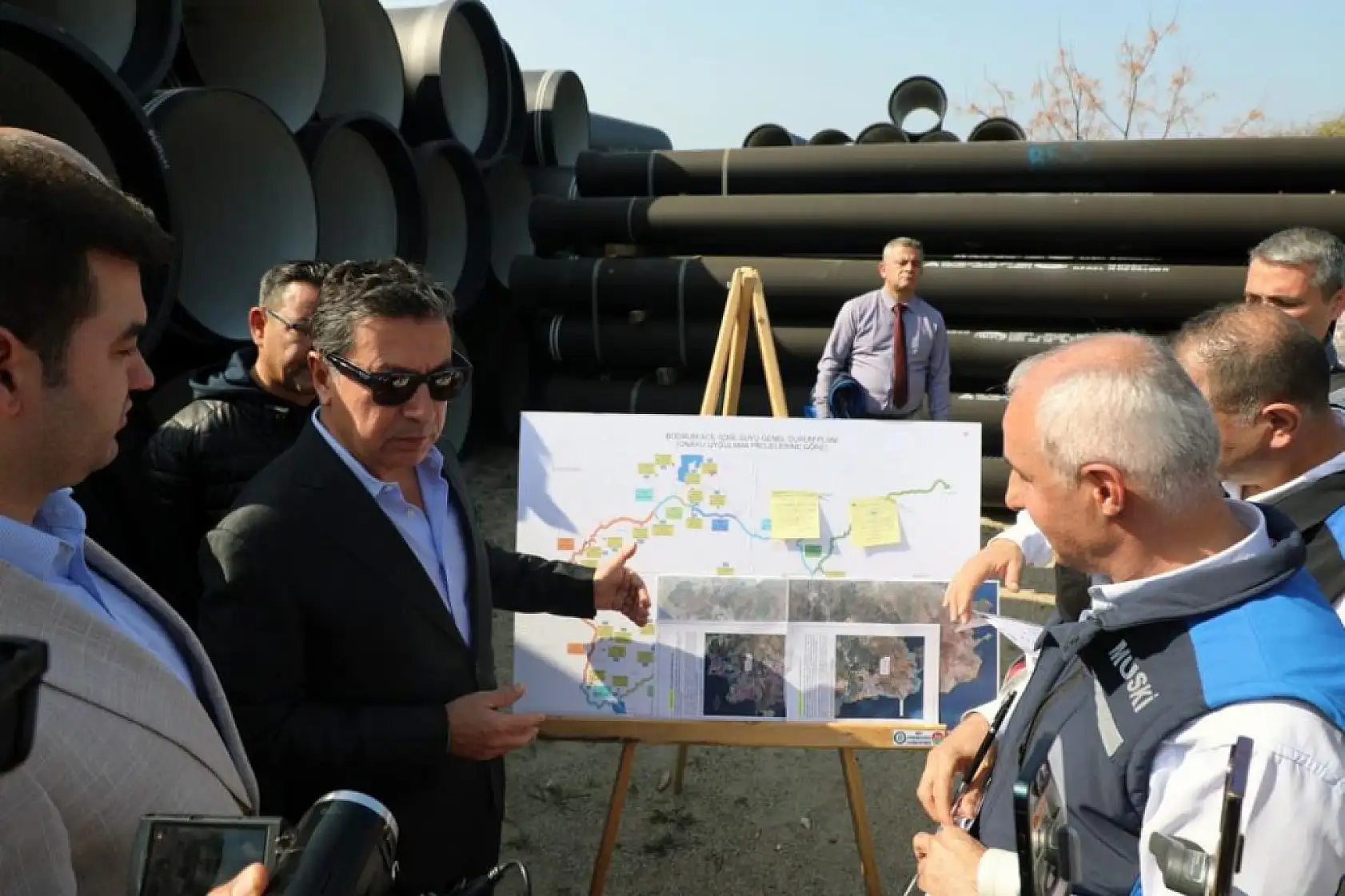 Bodrum'un arızalı içme suyu hatları yenileniyor