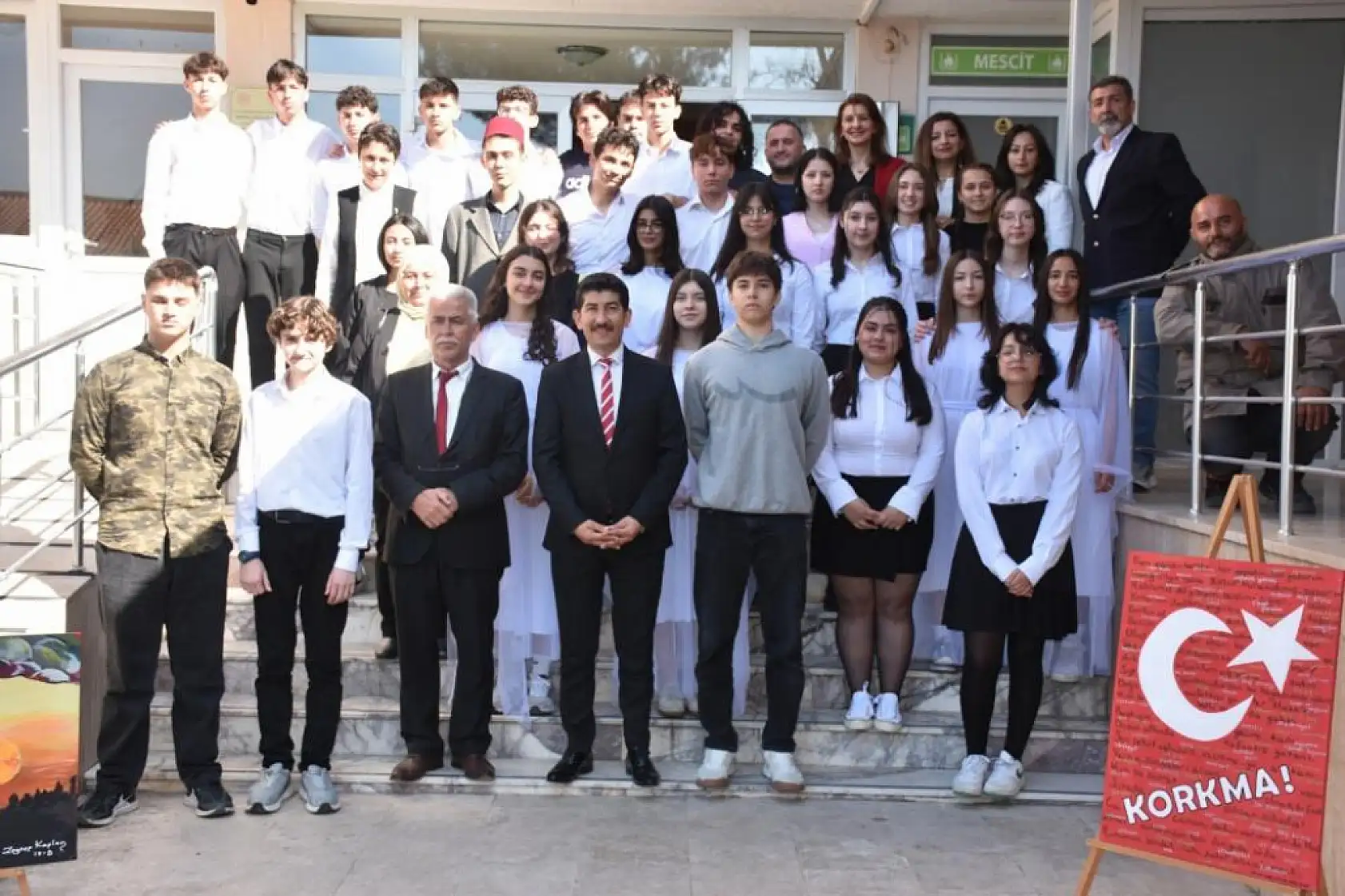 Köyceğiz'de İstiklal Marşı'nın kabulünün 104.yıldönümü kutlandı