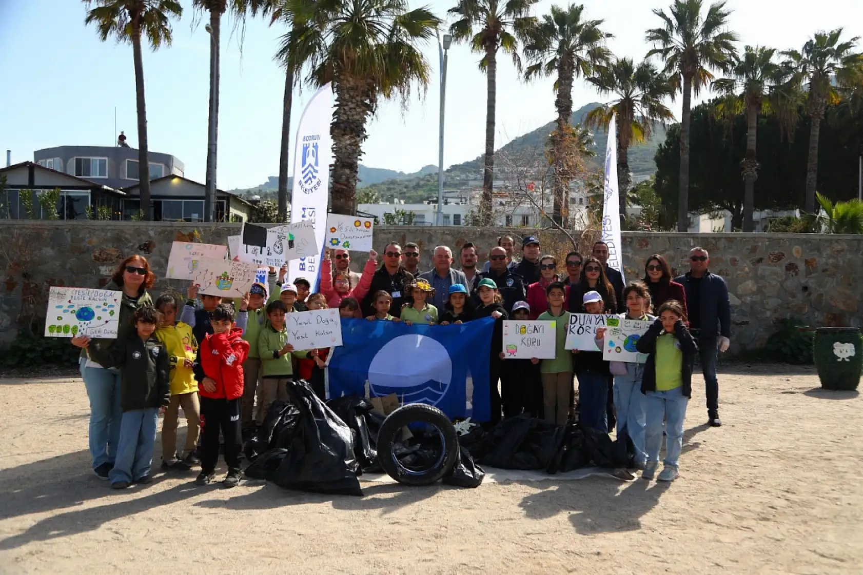 Bodrum'da deniz çöpleri kayıt altına alındı