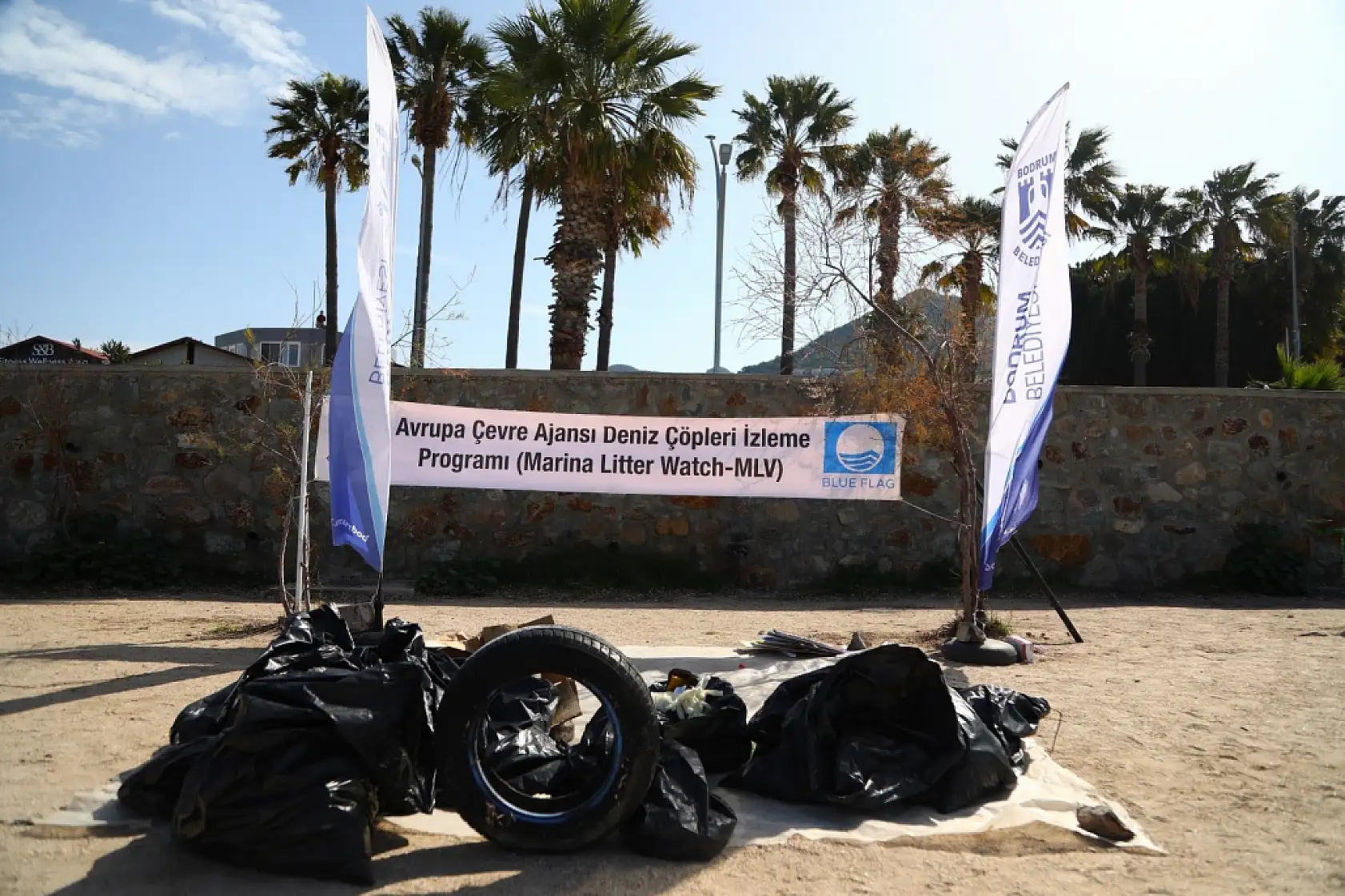 Bodrum'da deniz çöpleri kayıt altına alındı