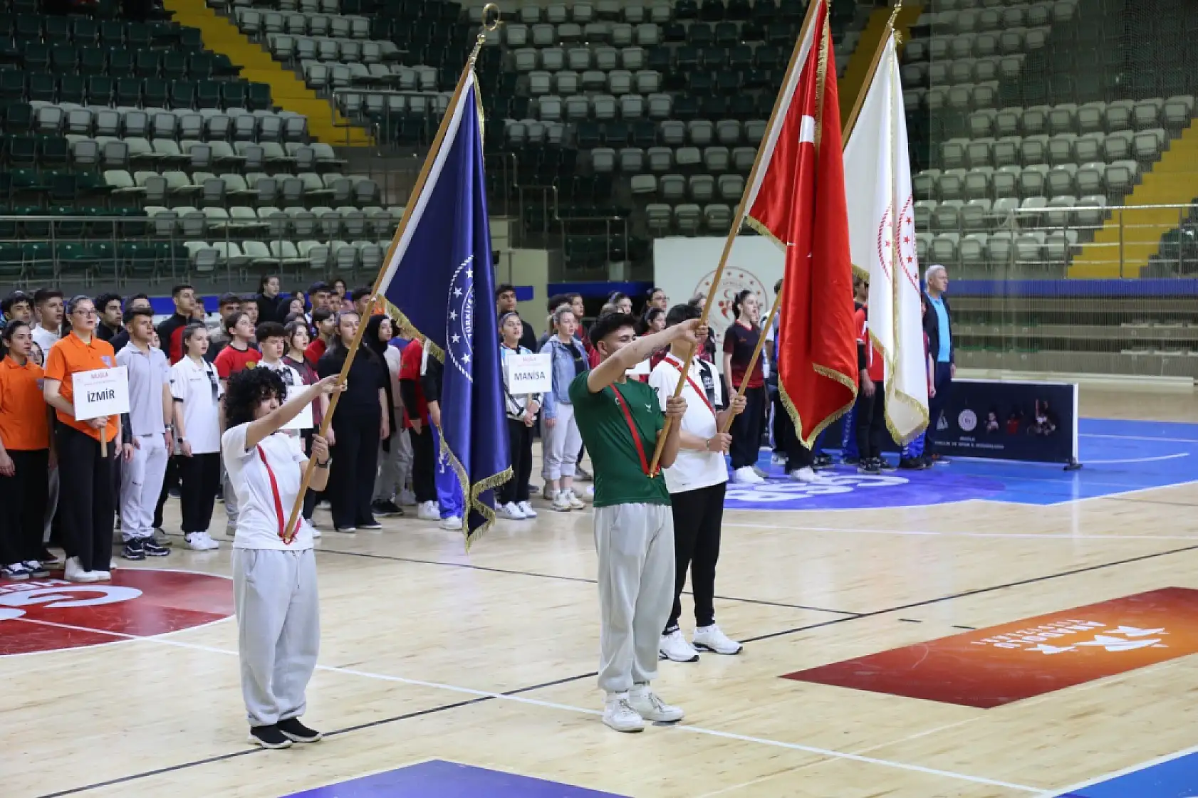 Okul sporları bilek güreşi grup birinciliği Muğla'da başladı