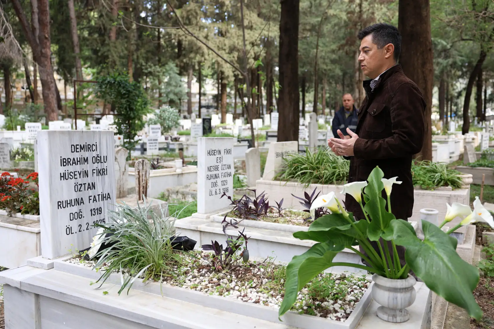 Marmaris Belediye Başkanı Ünlü merhum başkanların kabrini ziyaret etti