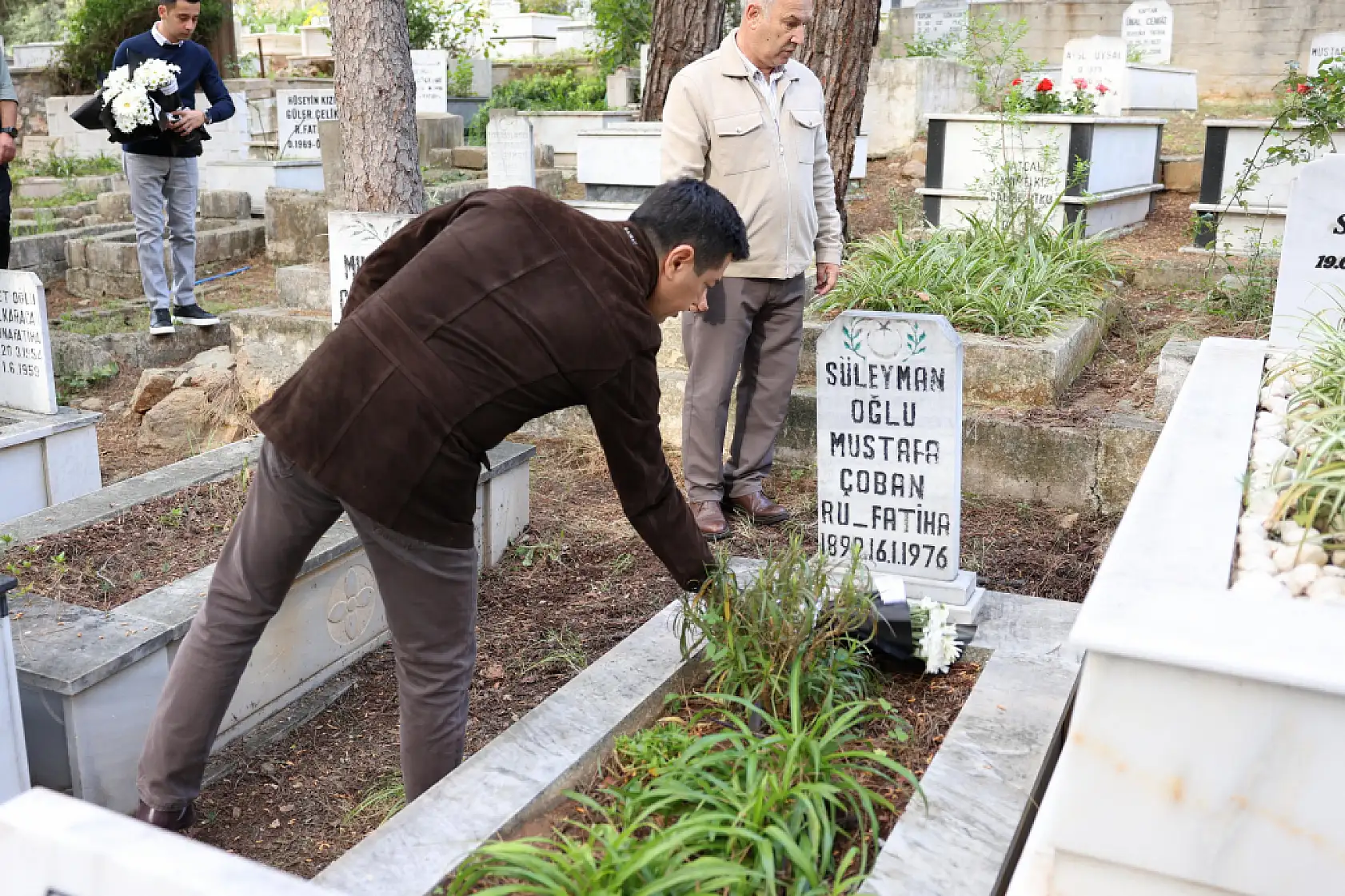 Marmaris Belediye Başkanı Ünlü merhum başkanların kabrini ziyaret etti