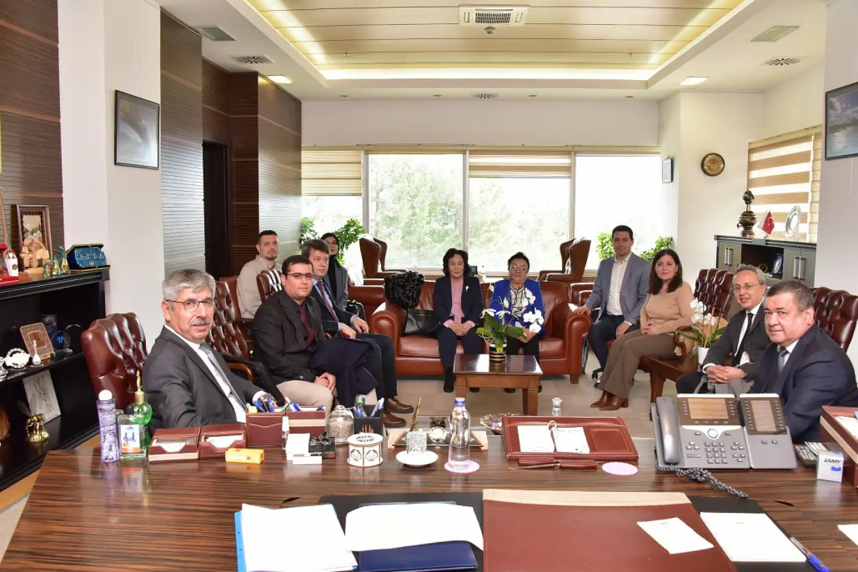 MSKÜ ile Özbekistan Ulusal Üniversitesi arasında akademik iş birliği protokolü