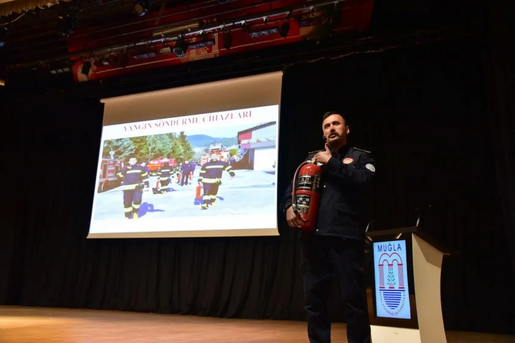 MSKÜ personeline yangın eğitimi