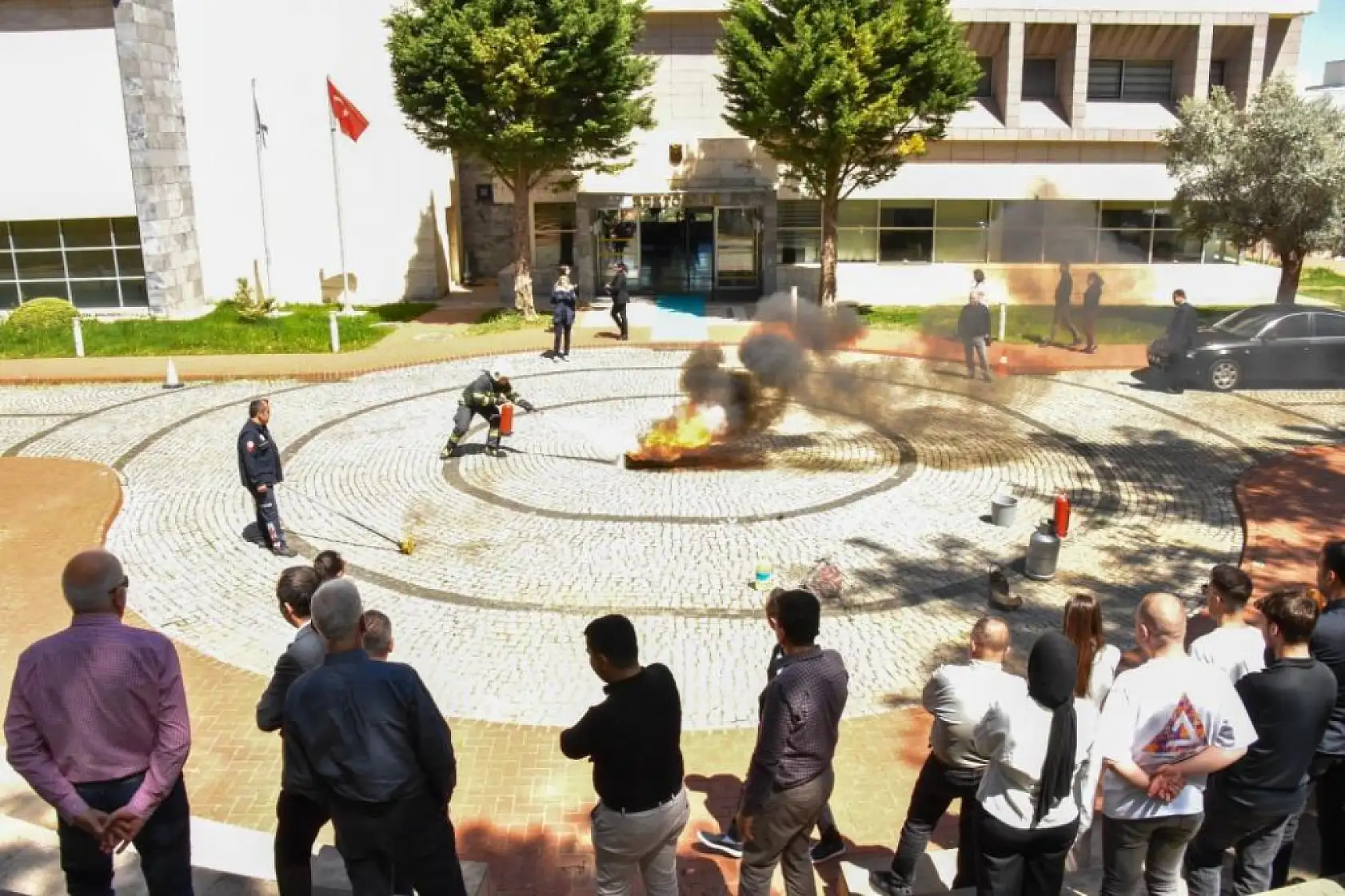 MSKÜ personeline yangın eğitimi