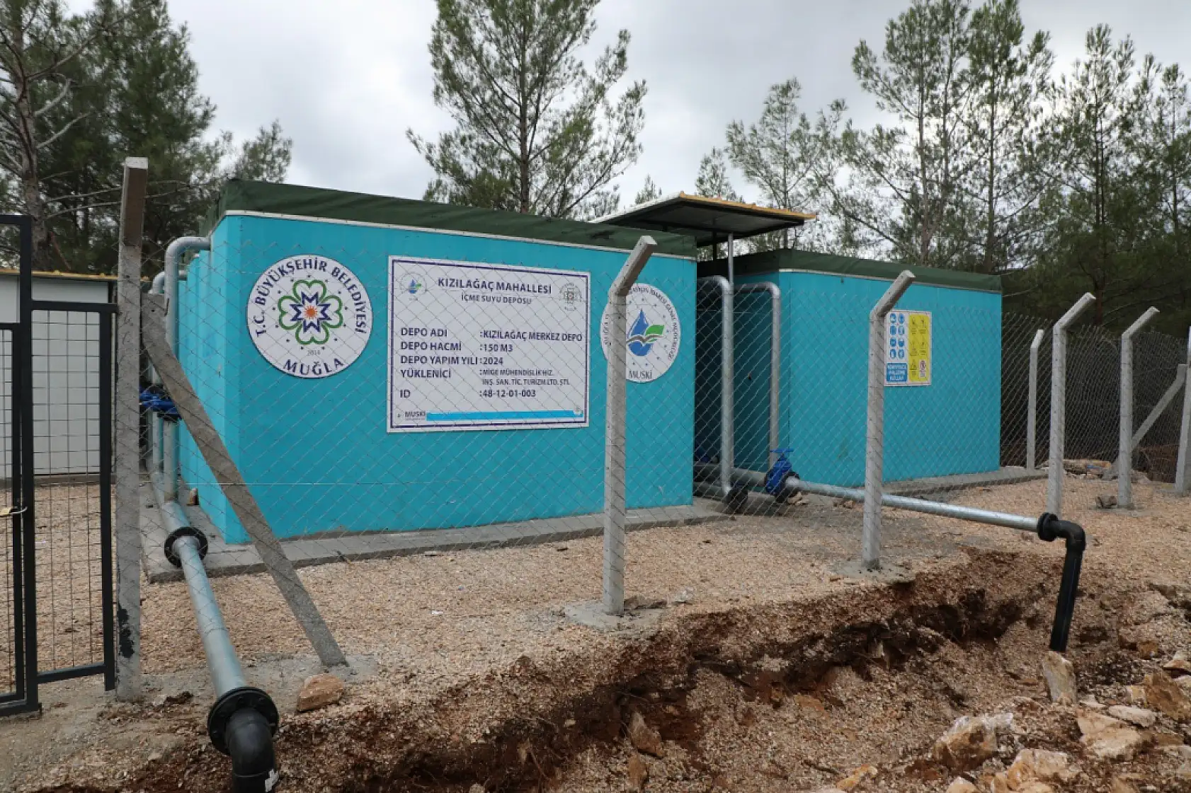 Muğla Büyükşehir Belediyesi 4 Ayda 122 içme suyu deposu temizledi