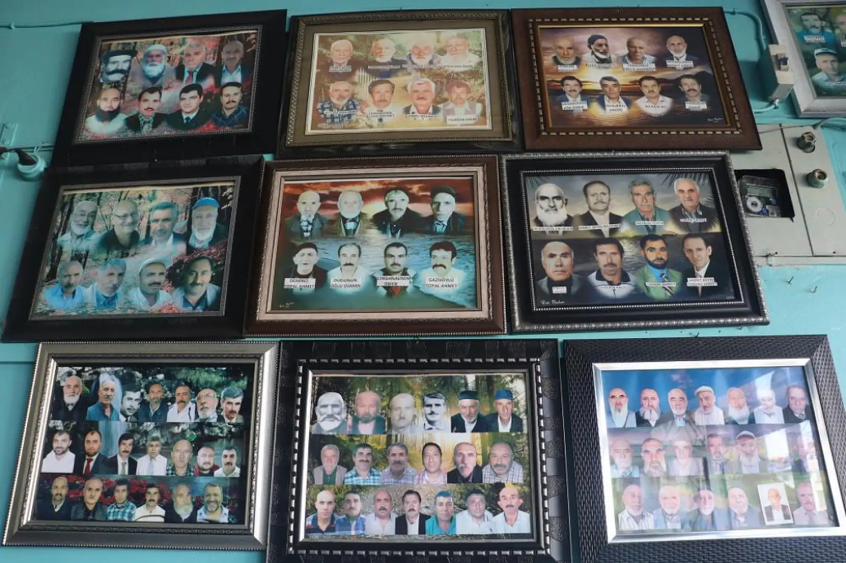 Ölenleri bir yanda kalanları diğer yanda sergiliyor