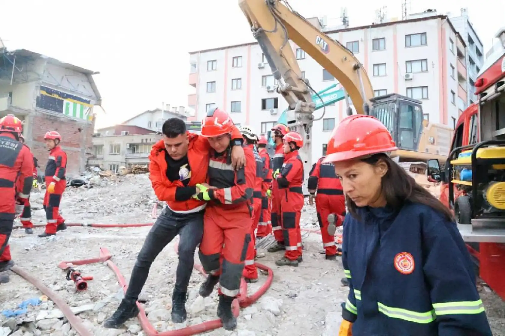 Muğla itfaiyesinden gerçeği aratmayan tatbikat