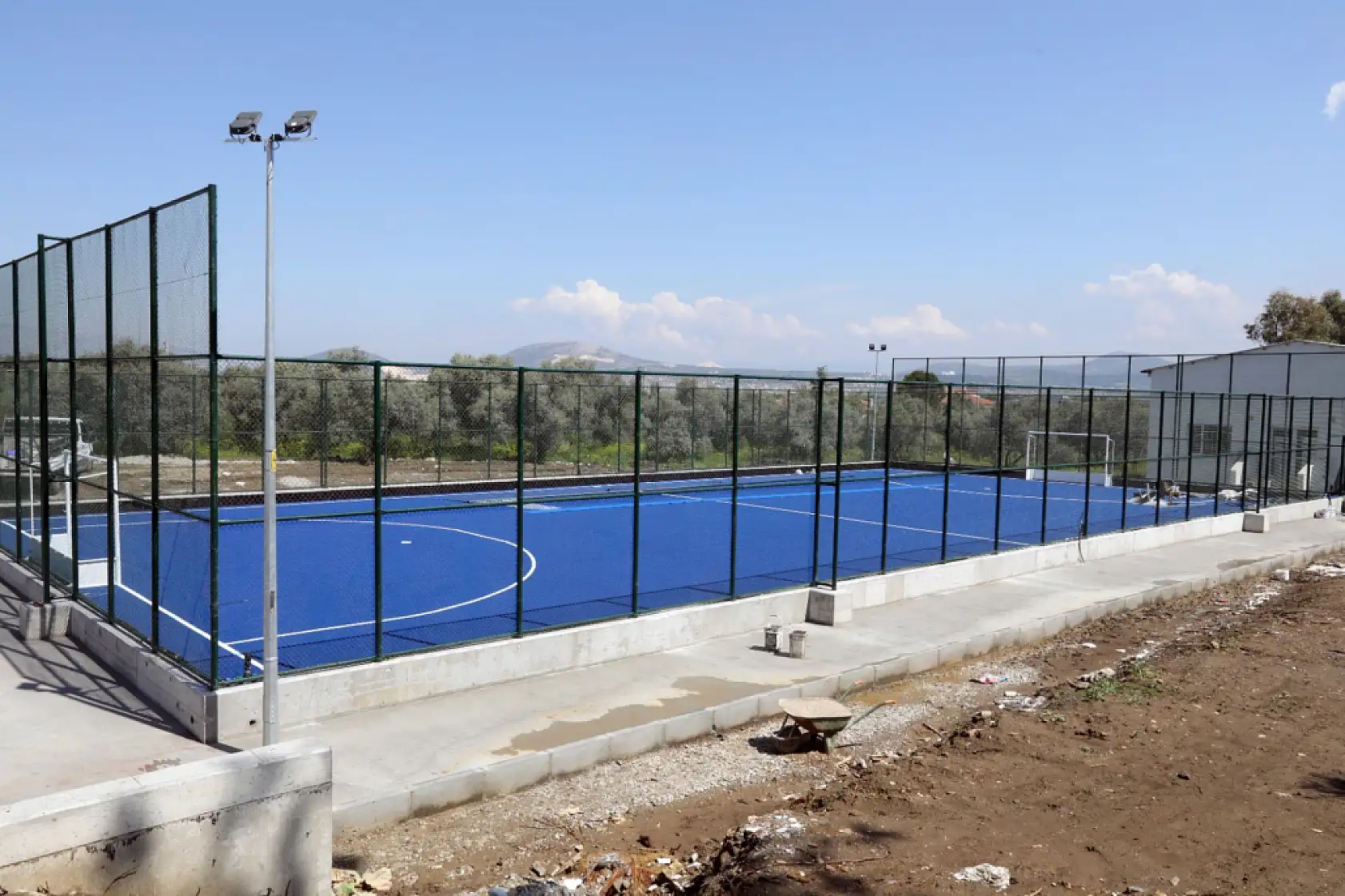 Yatağan Bozüyük Çim Hokeyi sahası tamamlandı