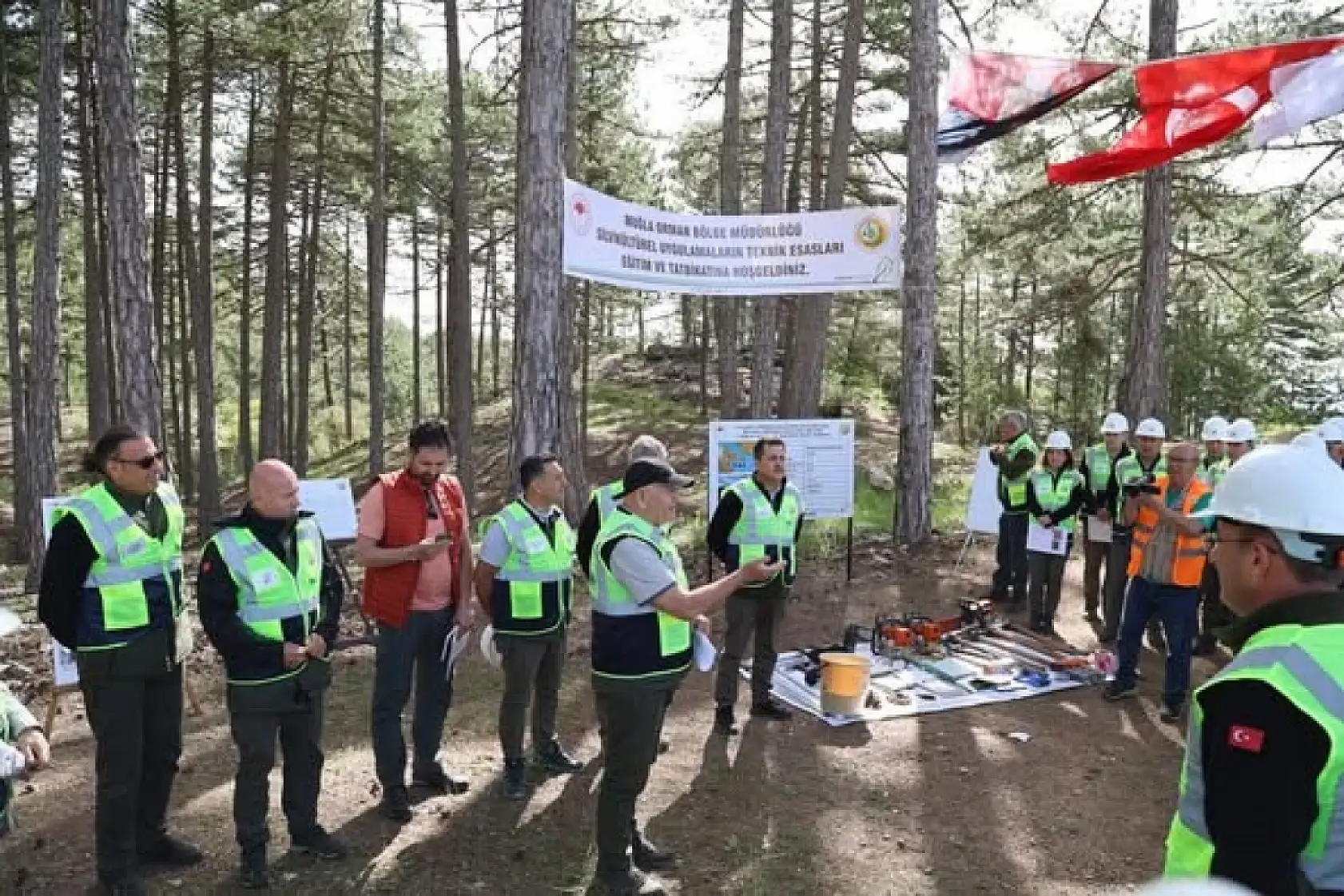 Muğla Orman Bölge Müdürlüğü'nde silvikültür tatbikatları tamamlandı