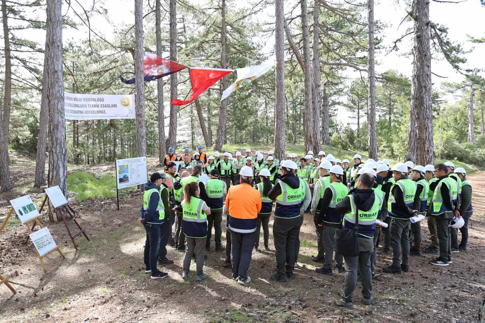 Muğla Orman Bölge Müdürlüğü'nde silvikültür tatbikatları tamamlandı