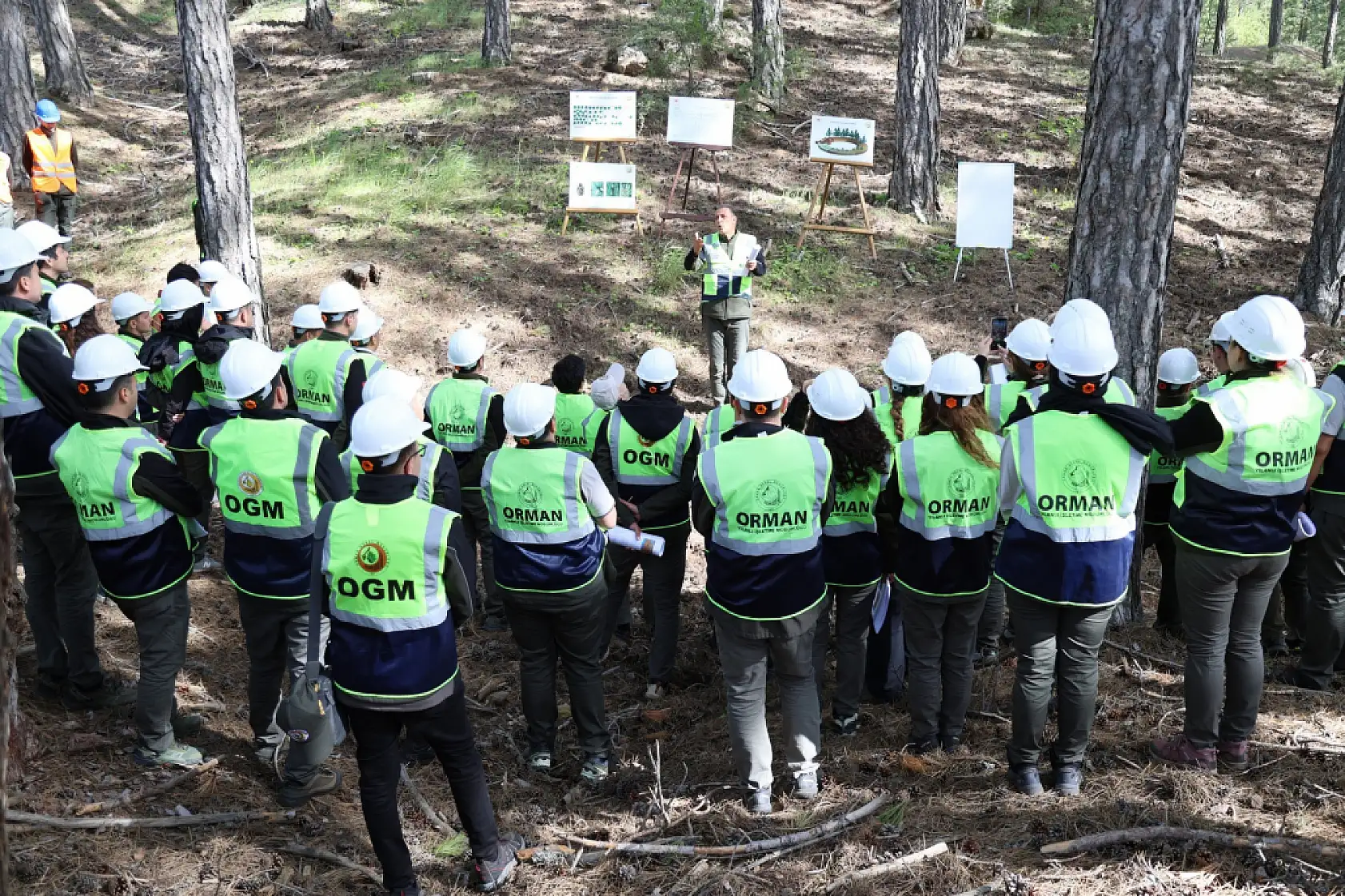 Muğla Orman Bölge Müdürlüğü'nde silvikültür tatbikatları tamamlandı