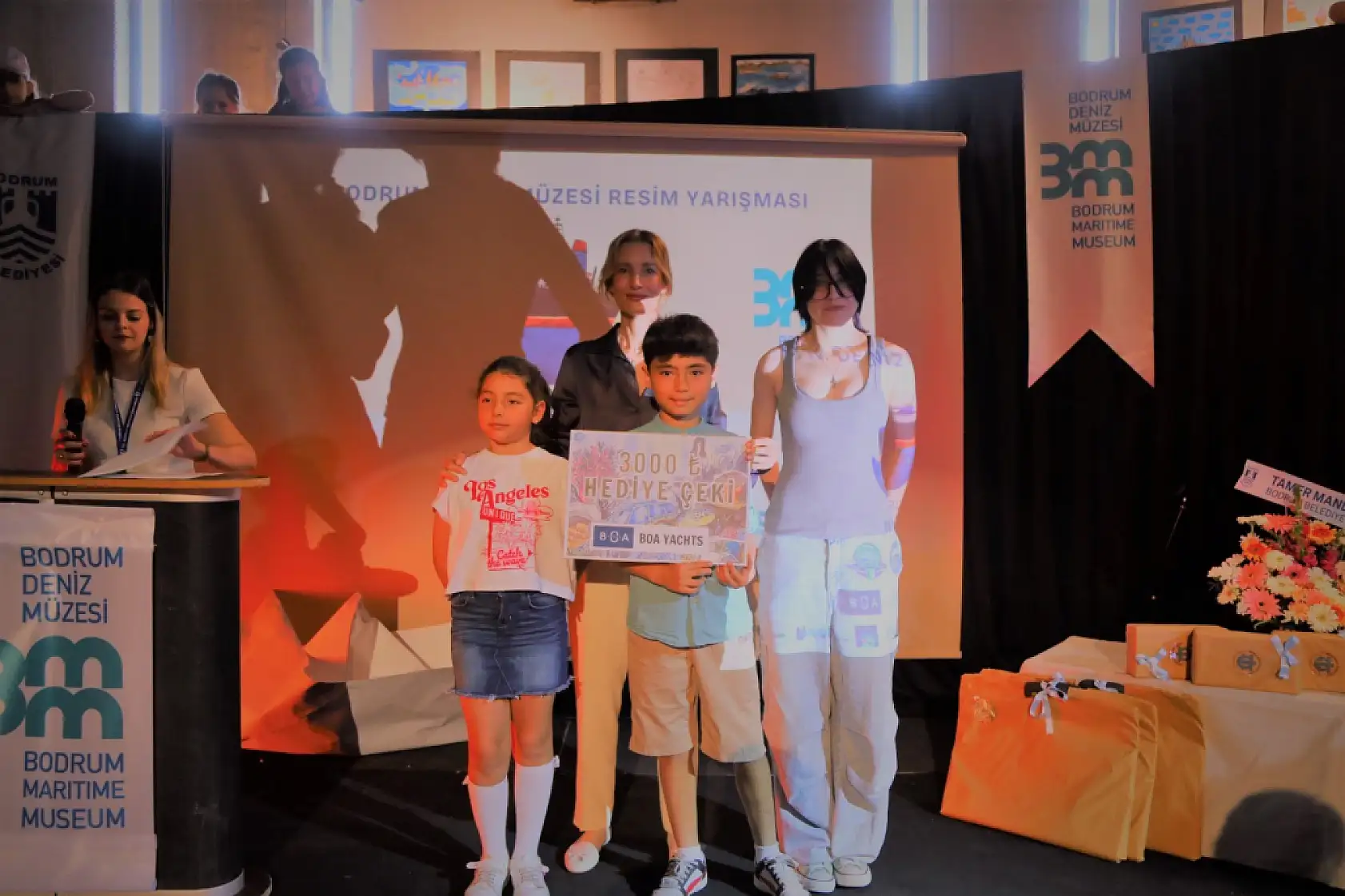 Bodrum'da yapılan Resim yarışmasının kazananları belli oldu