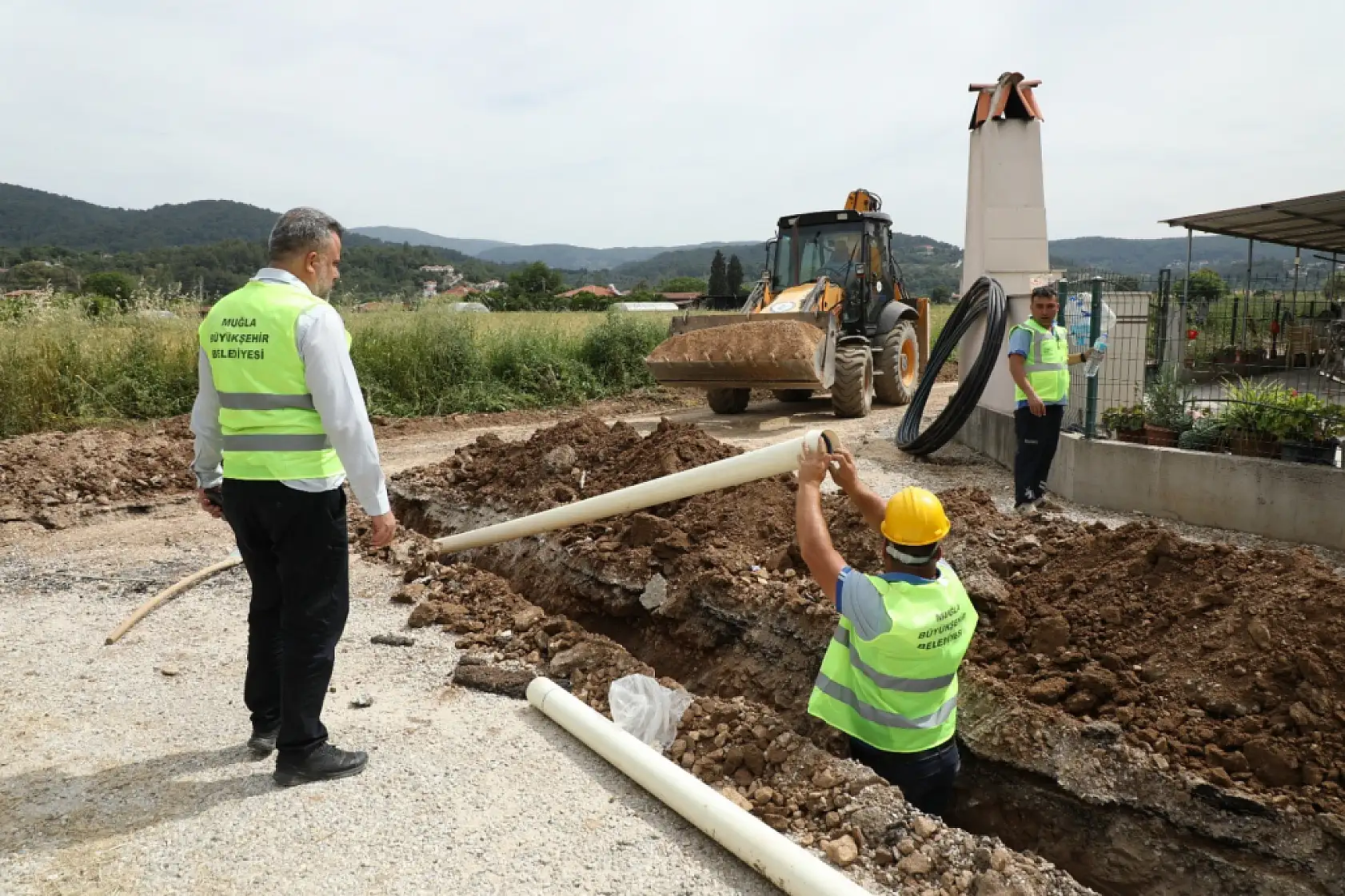 Muğla'da içme suyu hatları yenileniyor