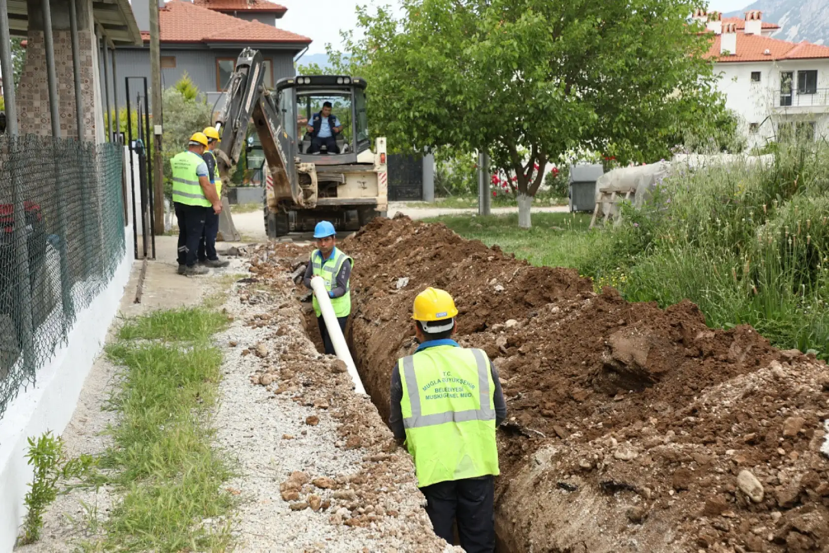Muğla'da içme suyu hatları yenileniyor
