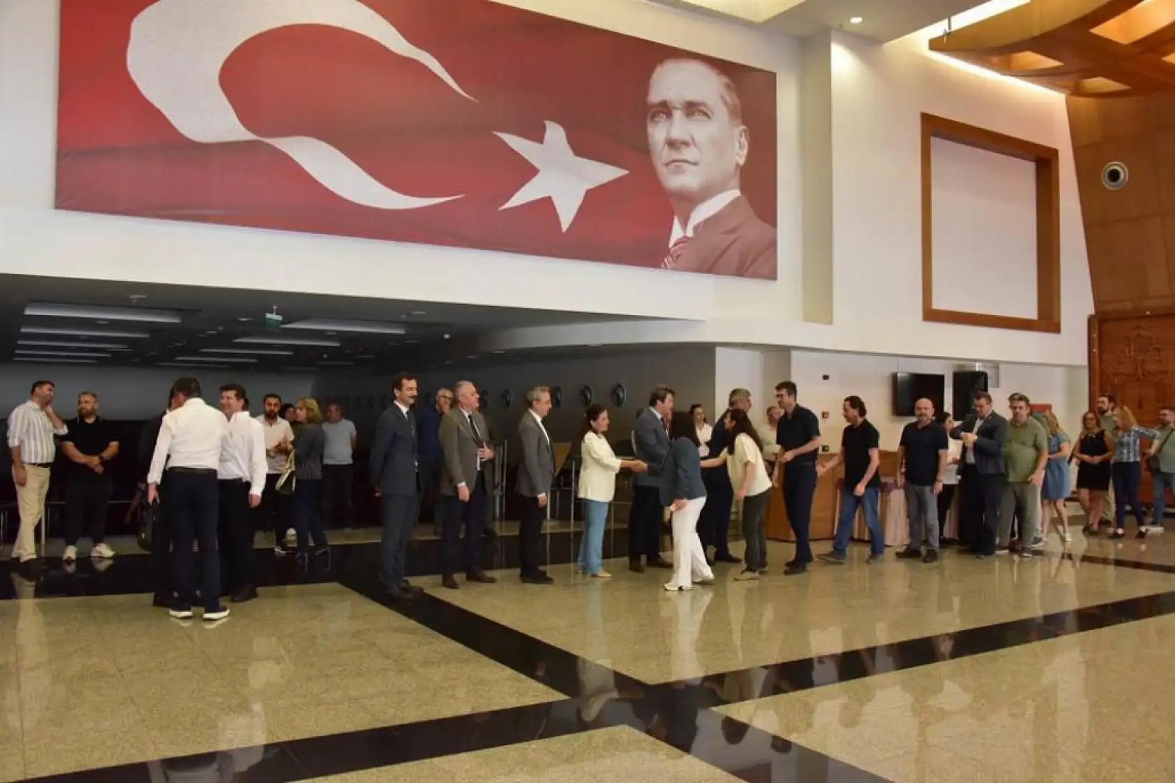 MSKÜ personeli bayramlaşma töreninde buluştu