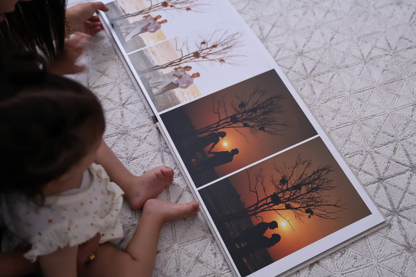 Duygulandıran hikaye: Şehit eşiyle yaptıklarını şimdi 13 aylık kızıyla yapıyor