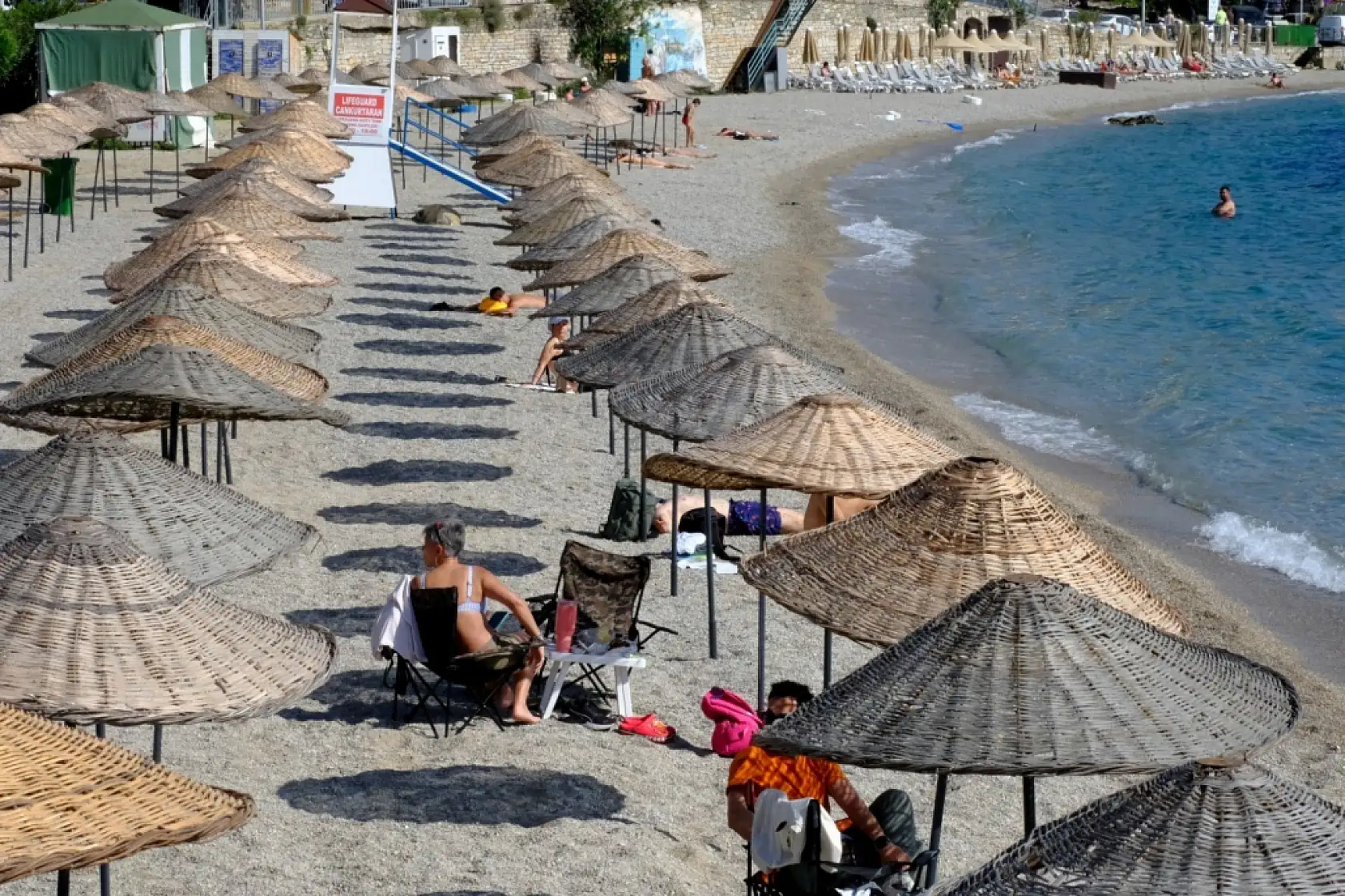 Bodrum'da halk plajları sezona hazır