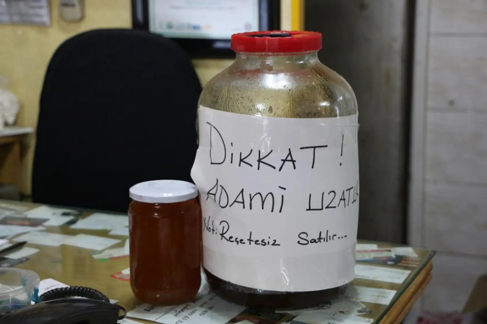 Aman dikkat! 'Bu bal adami uzatur'