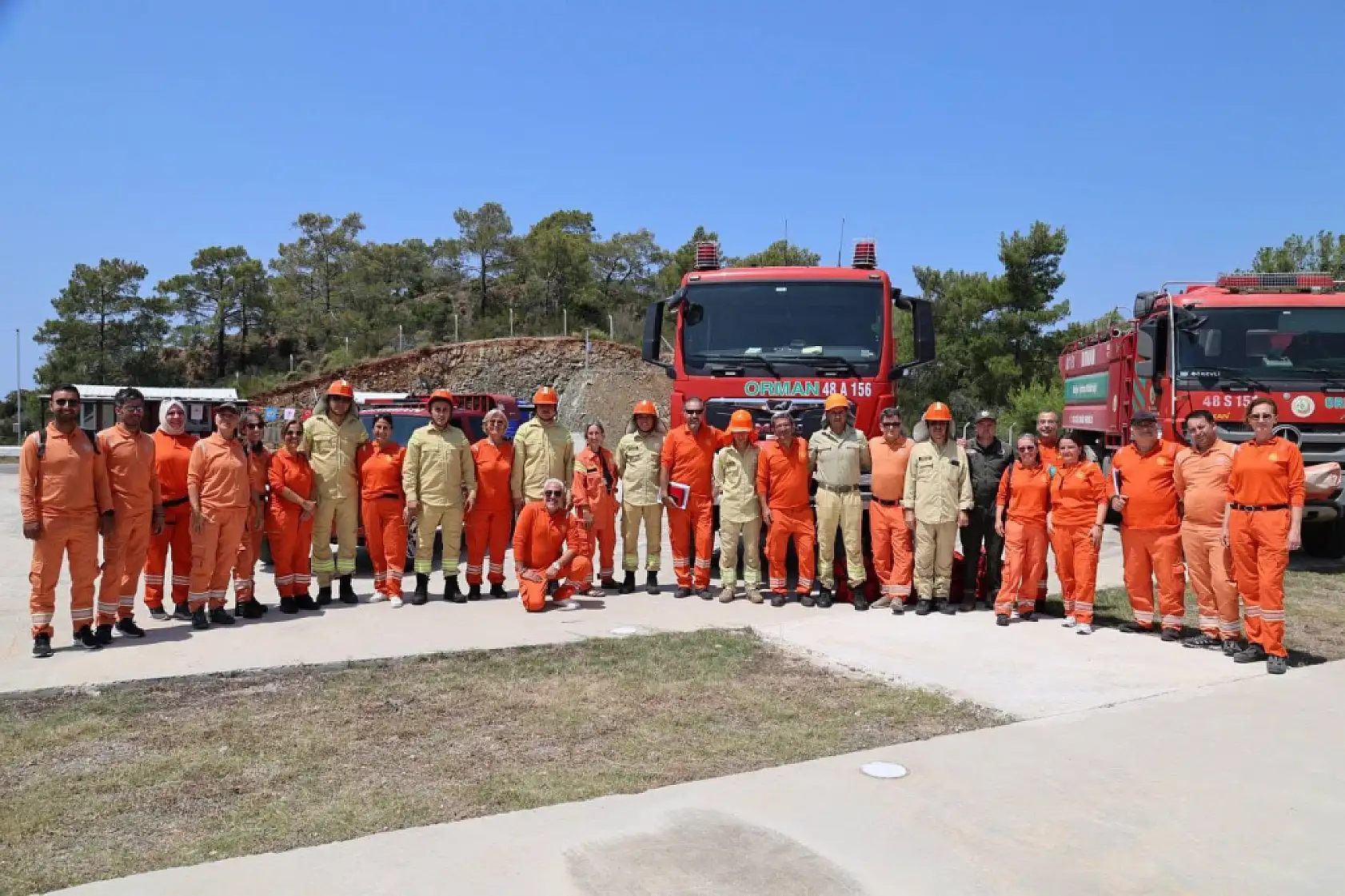 Fethiye'de orman yangını gönüllüleri ile toplantı yapıldı