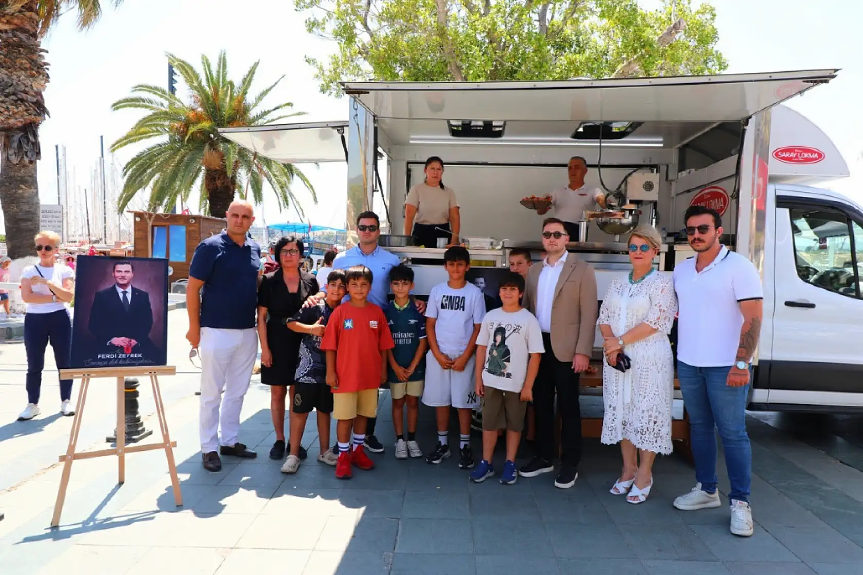 Bodrum'da Ferdi Zeyrek için lokma hayrı