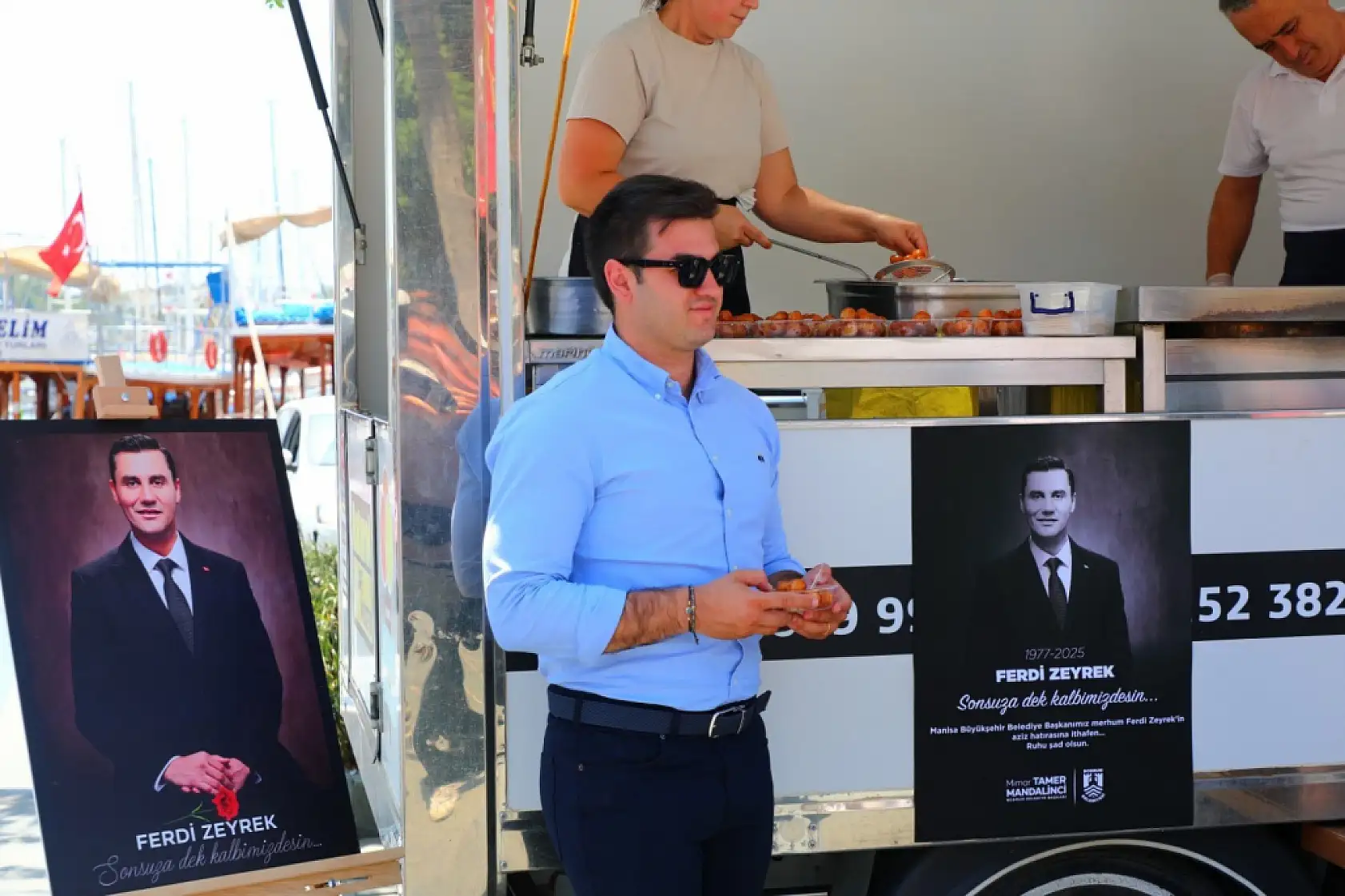 Bodrum'da Ferdi Zeyrek için lokma hayrı