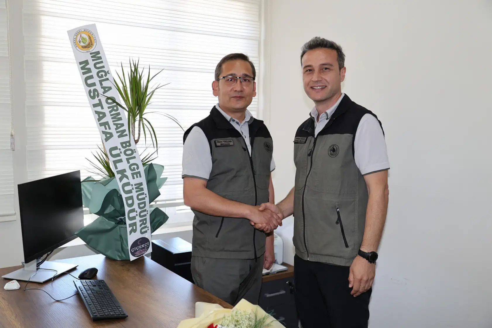 Muğla Orman Havacılık İşletme Müdürü Yaslan göreve başladı