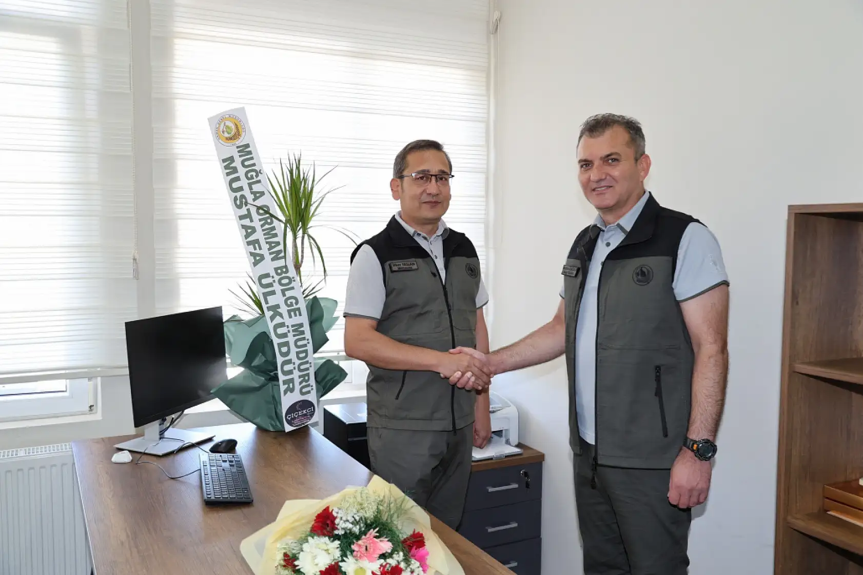 Muğla Orman Havacılık İşletme Müdürü Yaslan göreve başladı