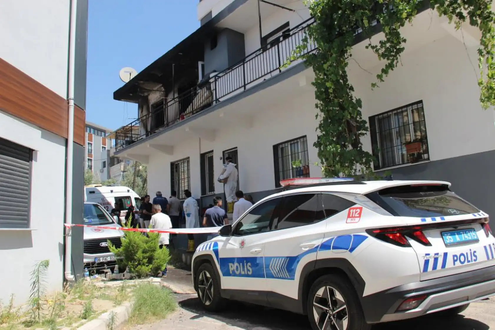 Solunum cihazına bağlı hayatı, alevler arasında sona erdi