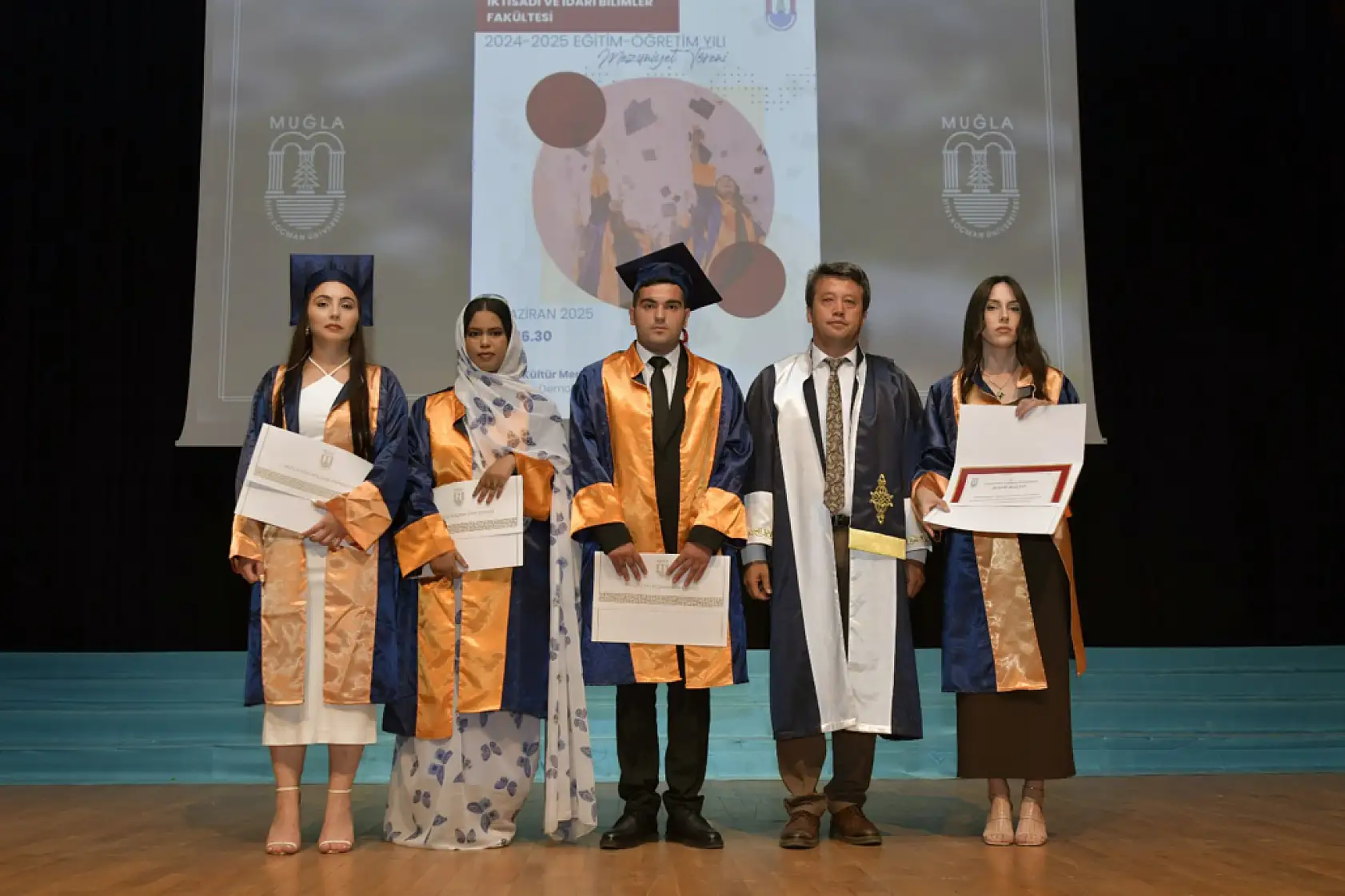 MSKÜ İİBF'de mezuniyet coşkusu