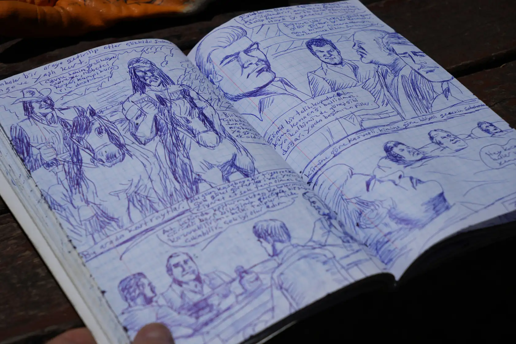 Temizlik işçisinin sıra dışı yeteneği: Güneşi kalem gibi kullanıyor