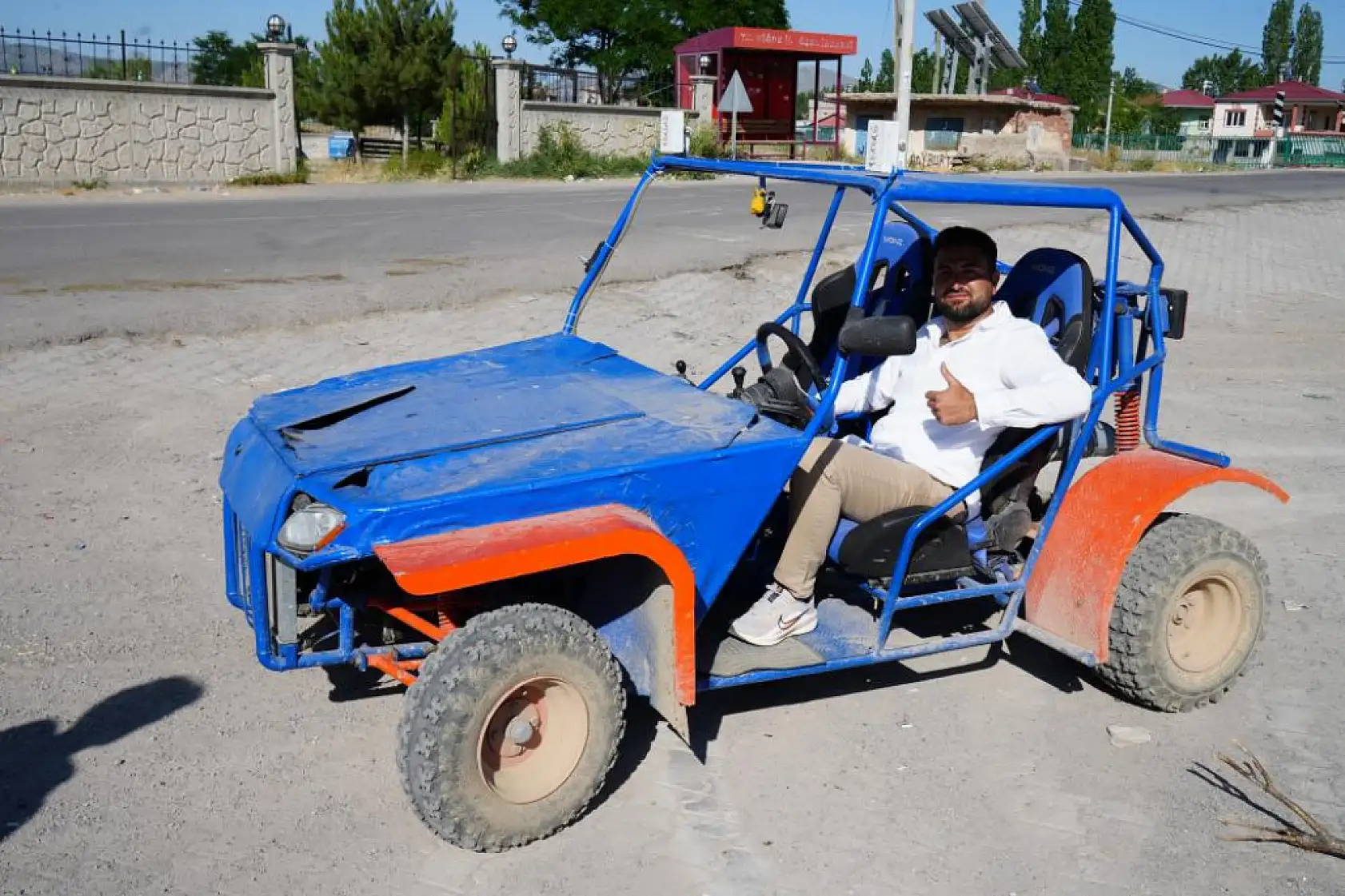 Su borularıyla arazi aracı üretti: 80 kilometre hıza ulaşıyor