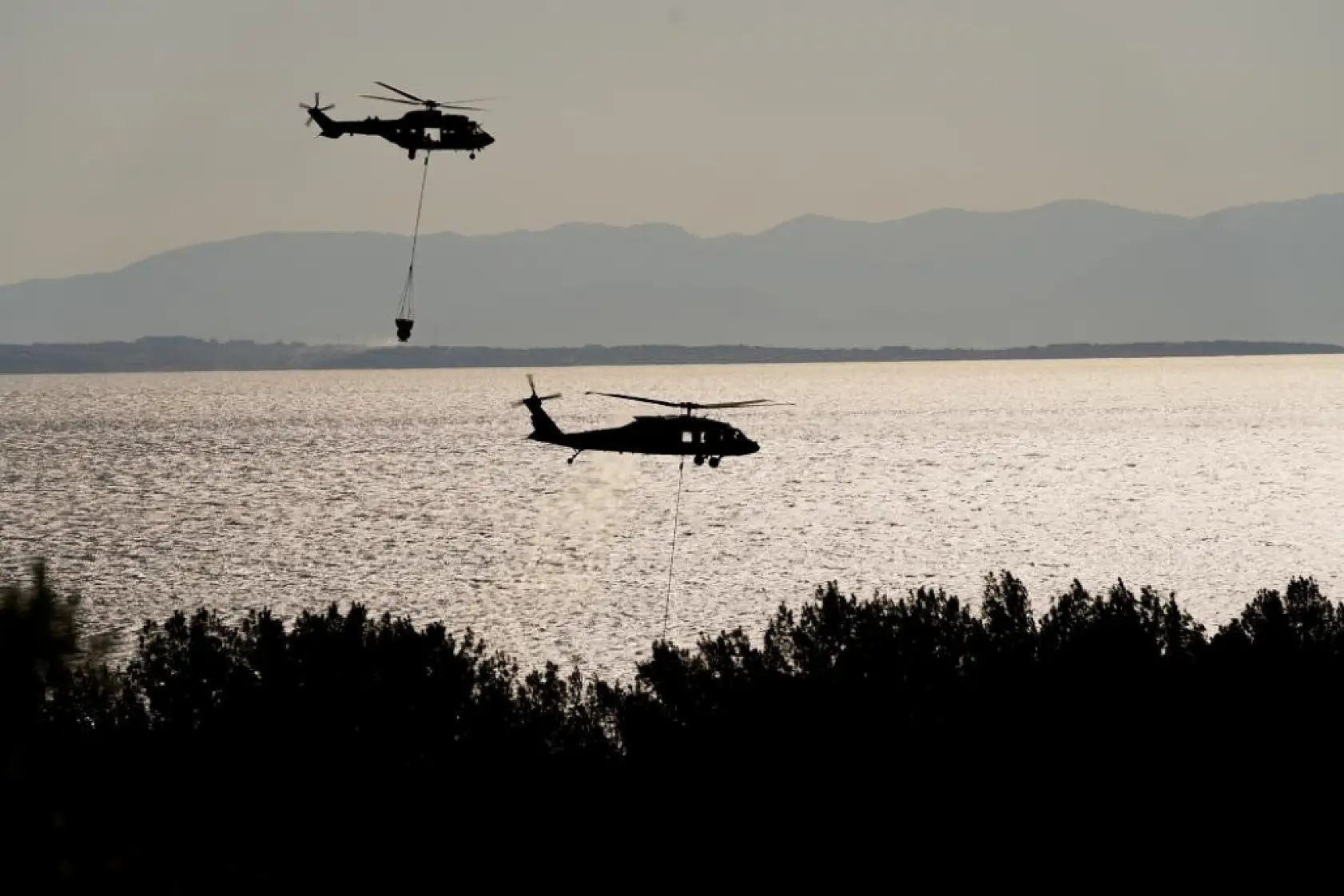 İzmir Çeşme ve Ödemiş'te orman yangınları devam ediyor
