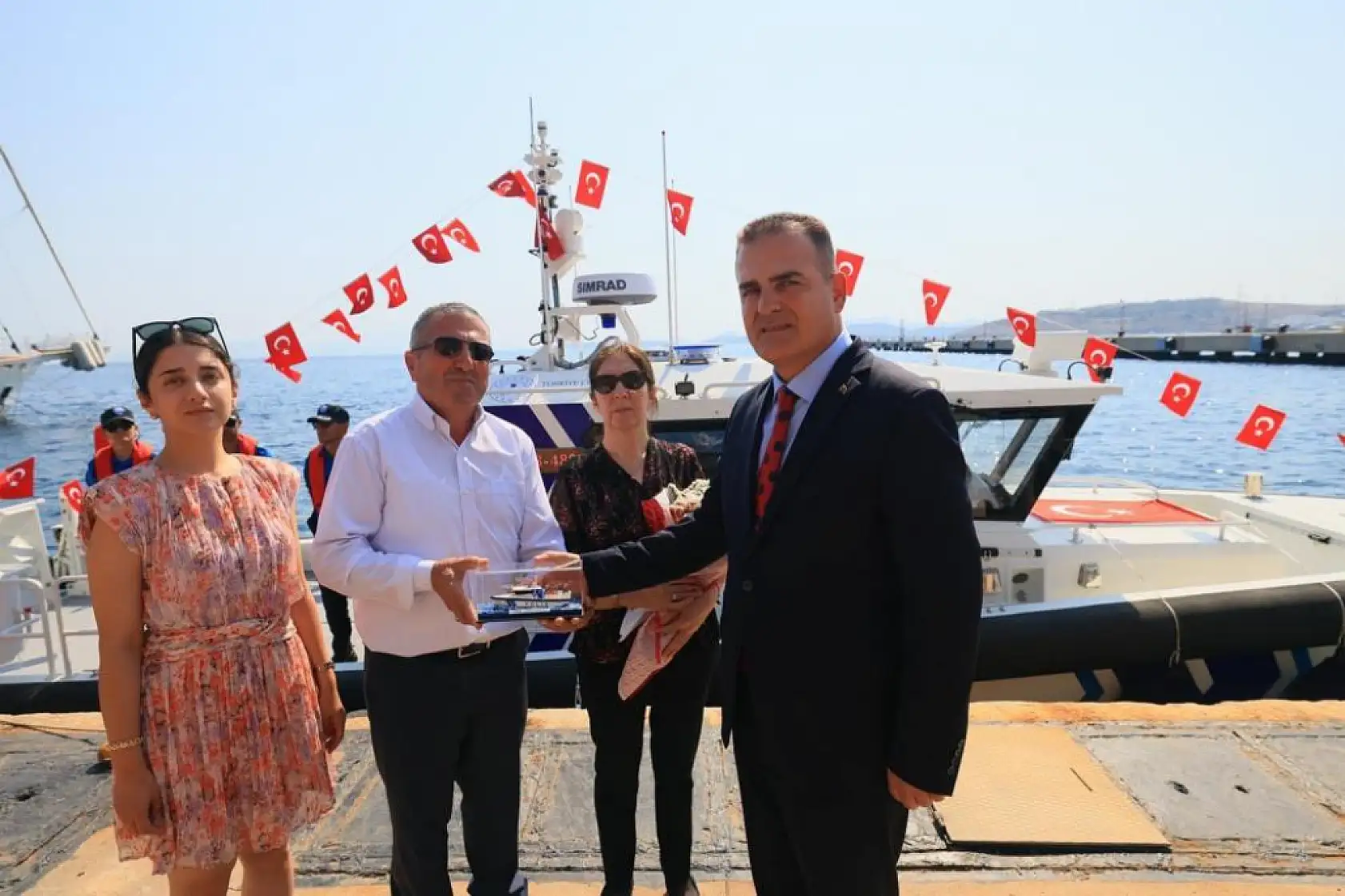 Şehit Komiser Ekrem Uyar'ın Adı Bodrum Deniz Limanı Kontrol Botuna Verildi