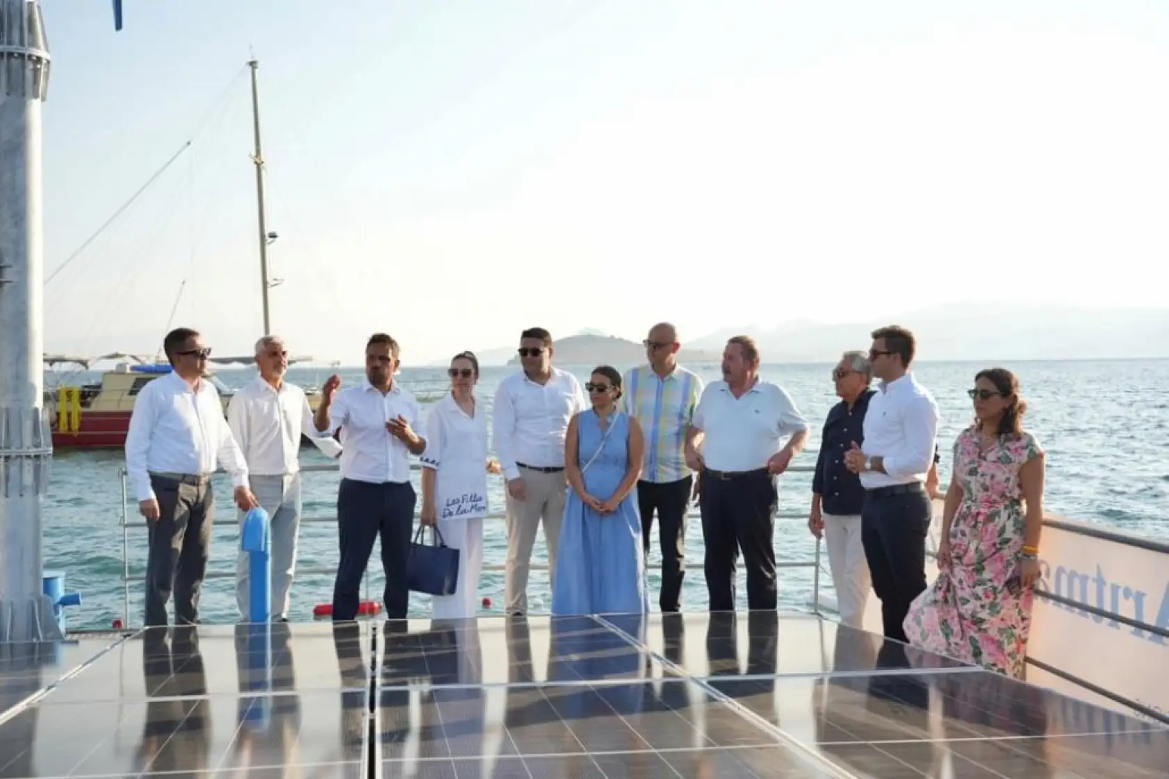 Bodrum'da 'Yüzer Deniz Suyu Arıtma Platformu' tanıtıldı