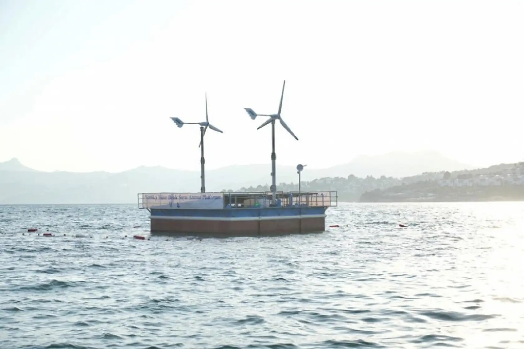 Bodrum'da 'Yüzer Deniz Suyu Arıtma Platformu' tanıtıldı