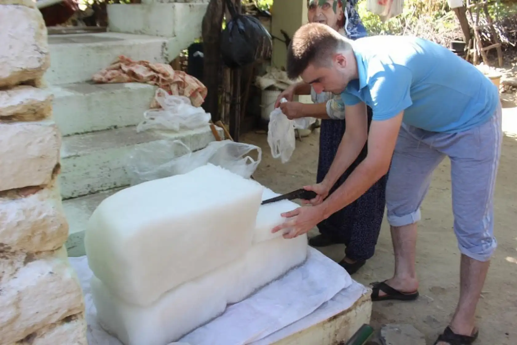 Asırlık kar hayrı geleneği kuraklığa yenik düştü