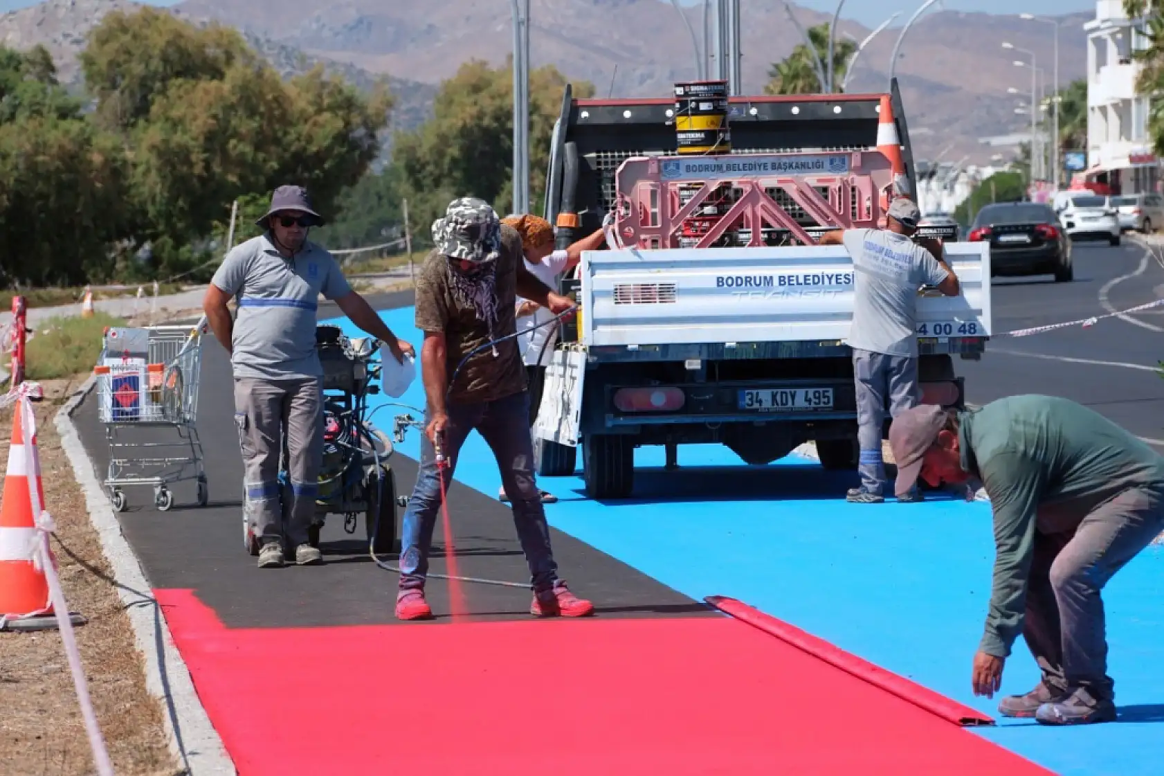 Turgutreis'e 3 kilometrelik spor hattı