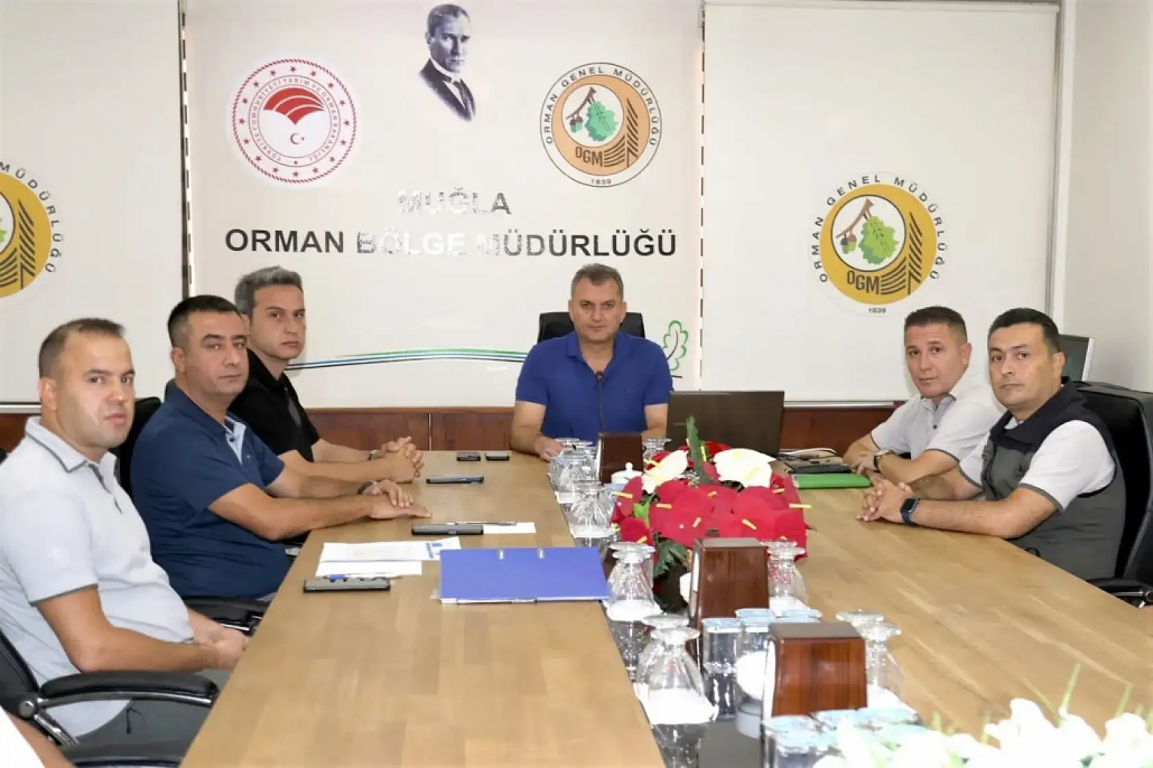 Muğla Orman Bölge Müdürlüğünde yeni atanan şoförlere işbaşı eğitimi