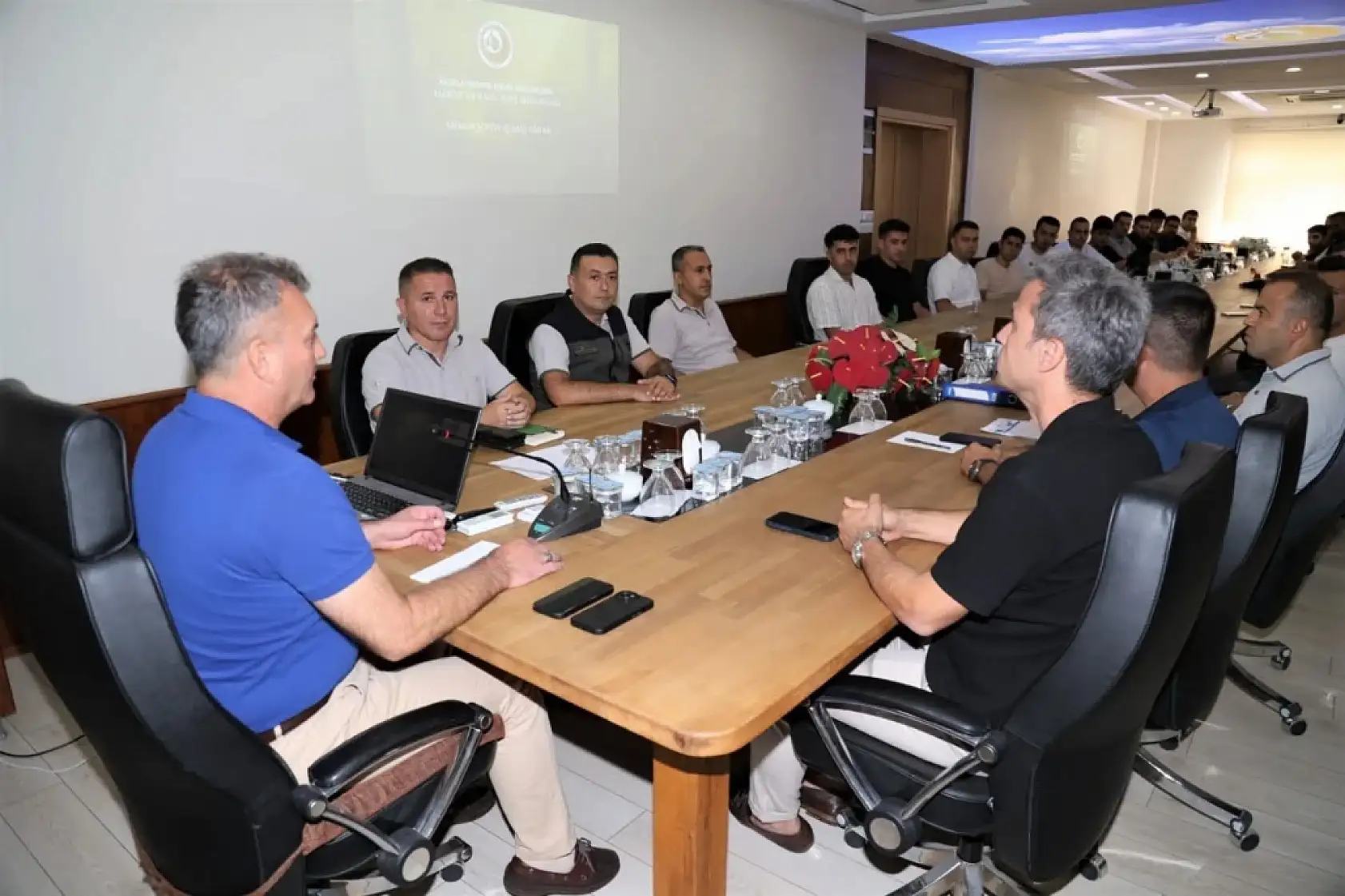 Muğla Orman Bölge Müdürlüğünde yeni atanan şoförlere işbaşı eğitimi