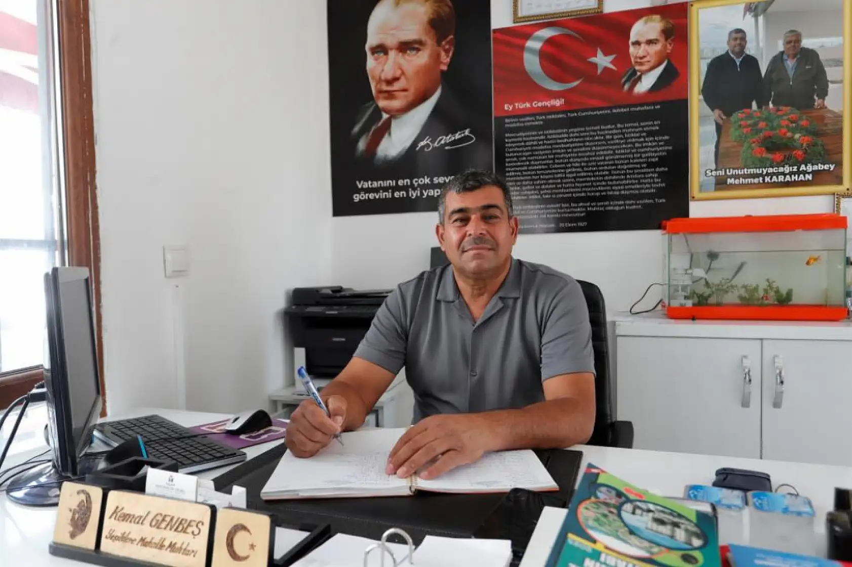 Mezarlıkta uyuşturucu satışını fark eden muhtar gece görüş ve sesli uyarı sistemli kamera sistemi kurdu