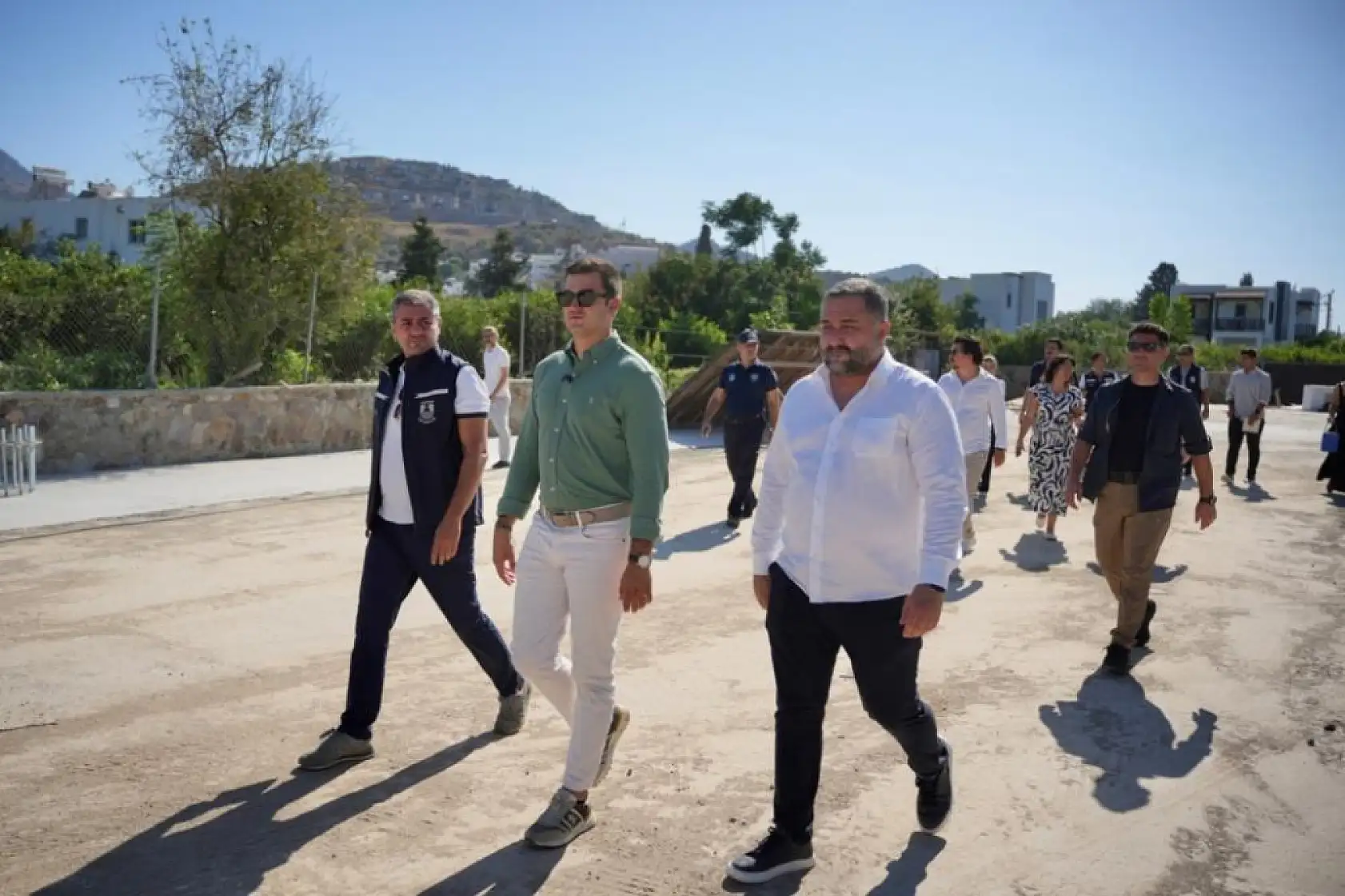 Bodrum Belediye Başkanı Mandalinci'den Yalıkavak'ta Saha Ziyareti