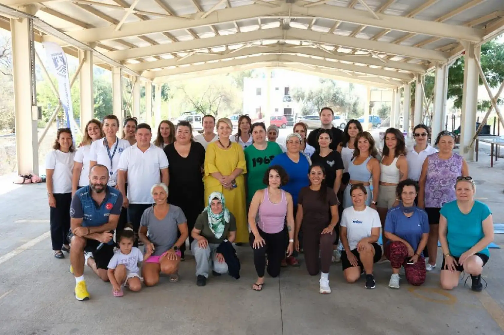 Bodrum'da açık hava spor günü